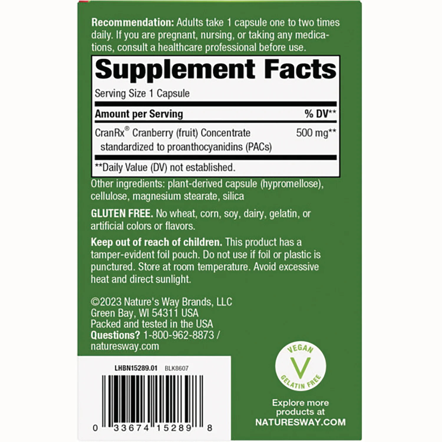 CranRx BioActive Cranberry - Image 2
