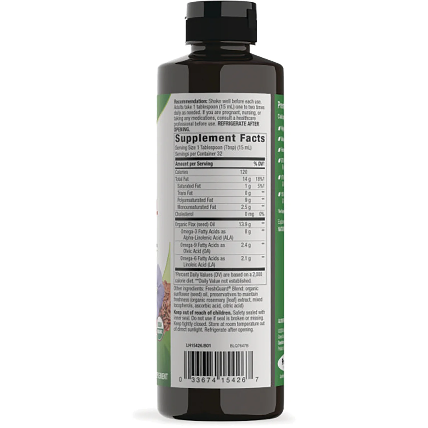 Organic Flax Oil - Image 2