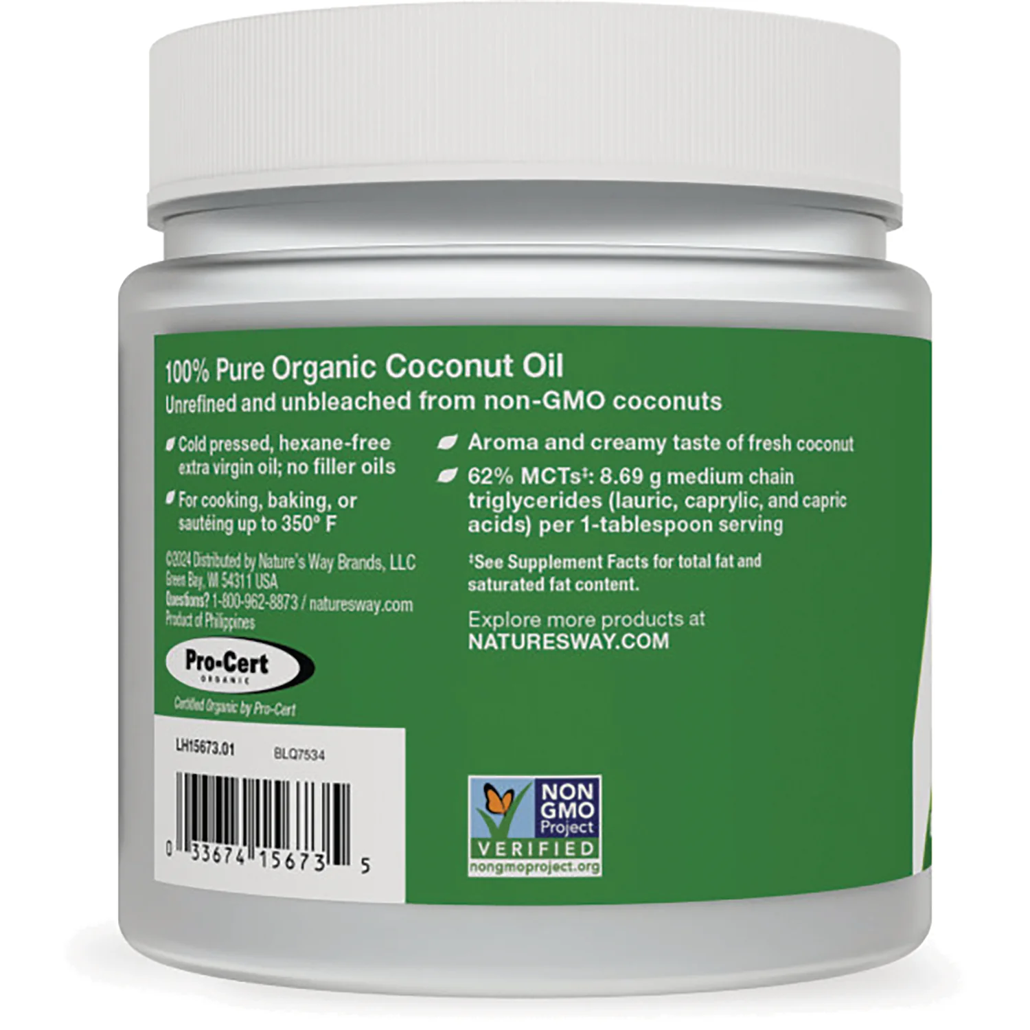 Organic Extra Virgin Coconut Oil - Image 3