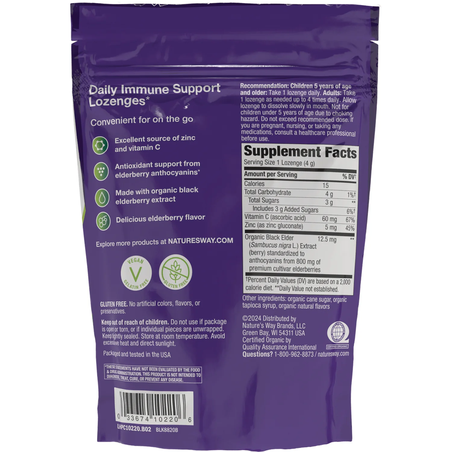 Sambucus Immune Lozenges Elderberry - Image 2