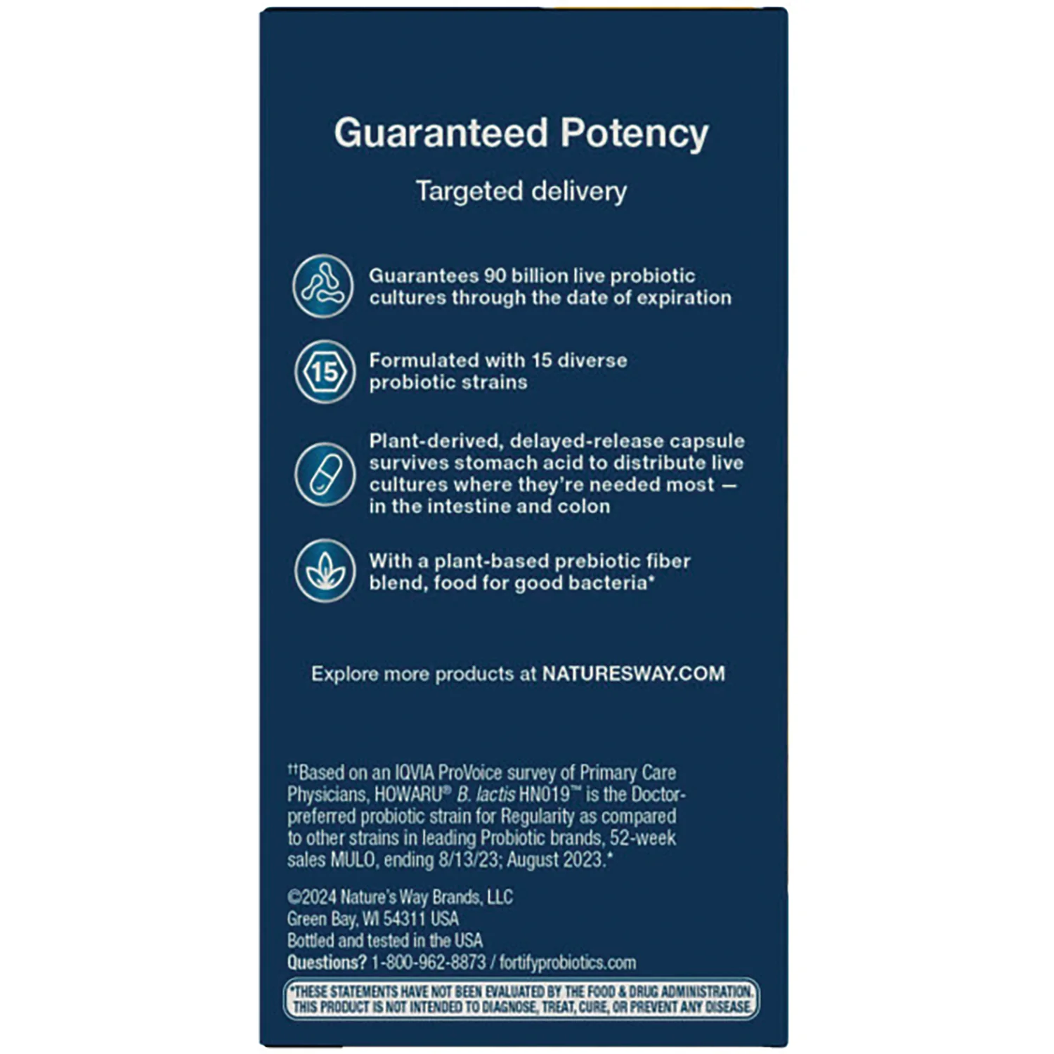 Fortify Optima Probiotic Ultra Potency 50+ - Image 3