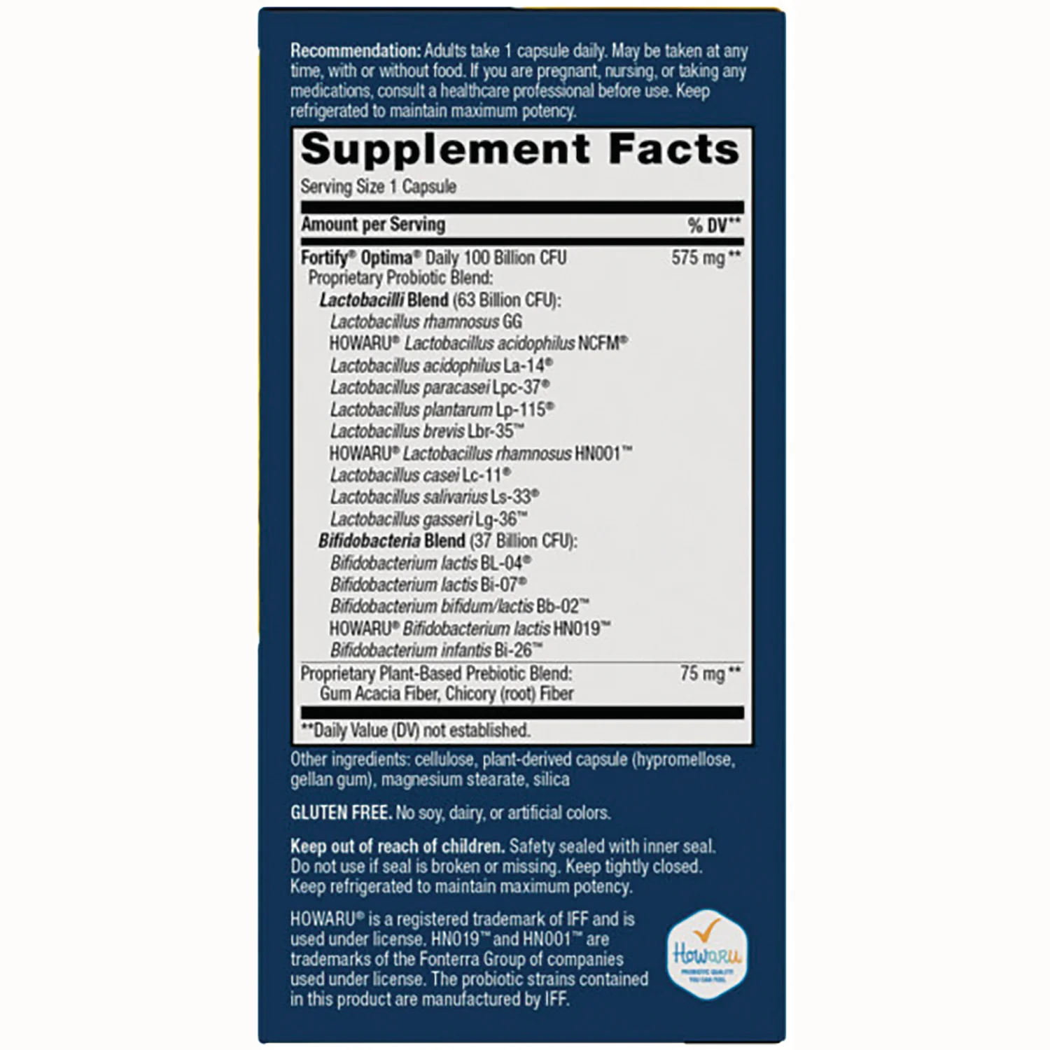 Fortifiy Optima Daily Probiotic Advanced Care - Image 2