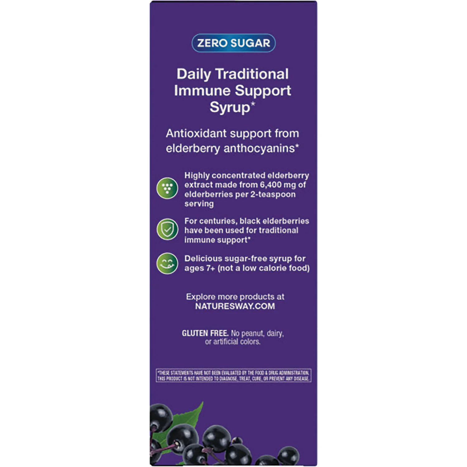 Sambucus Traditional Immune Syrup Elderberry - Zero Sugar - Image 4