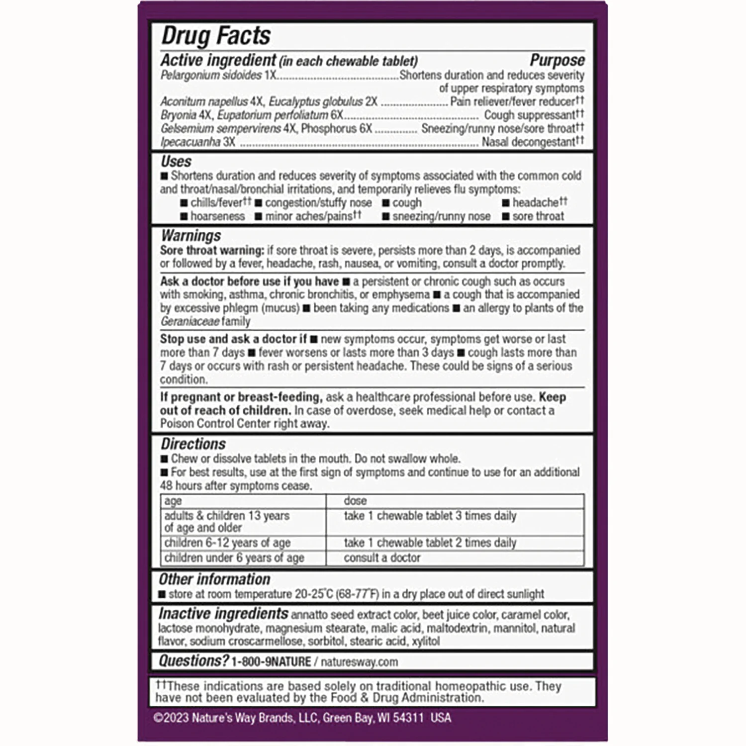 Umcka Cold + Flu Relief - Berry - Image 2
