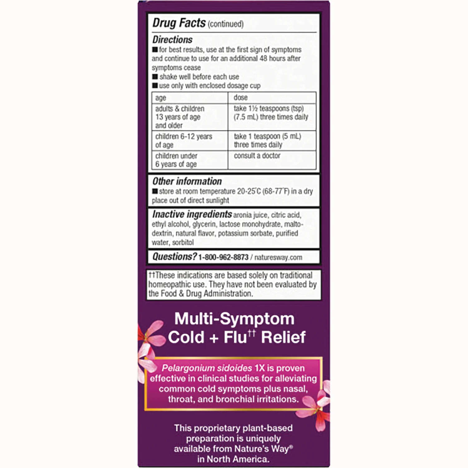 Umcka Cold & Flu Syrup - Berry - Image 3