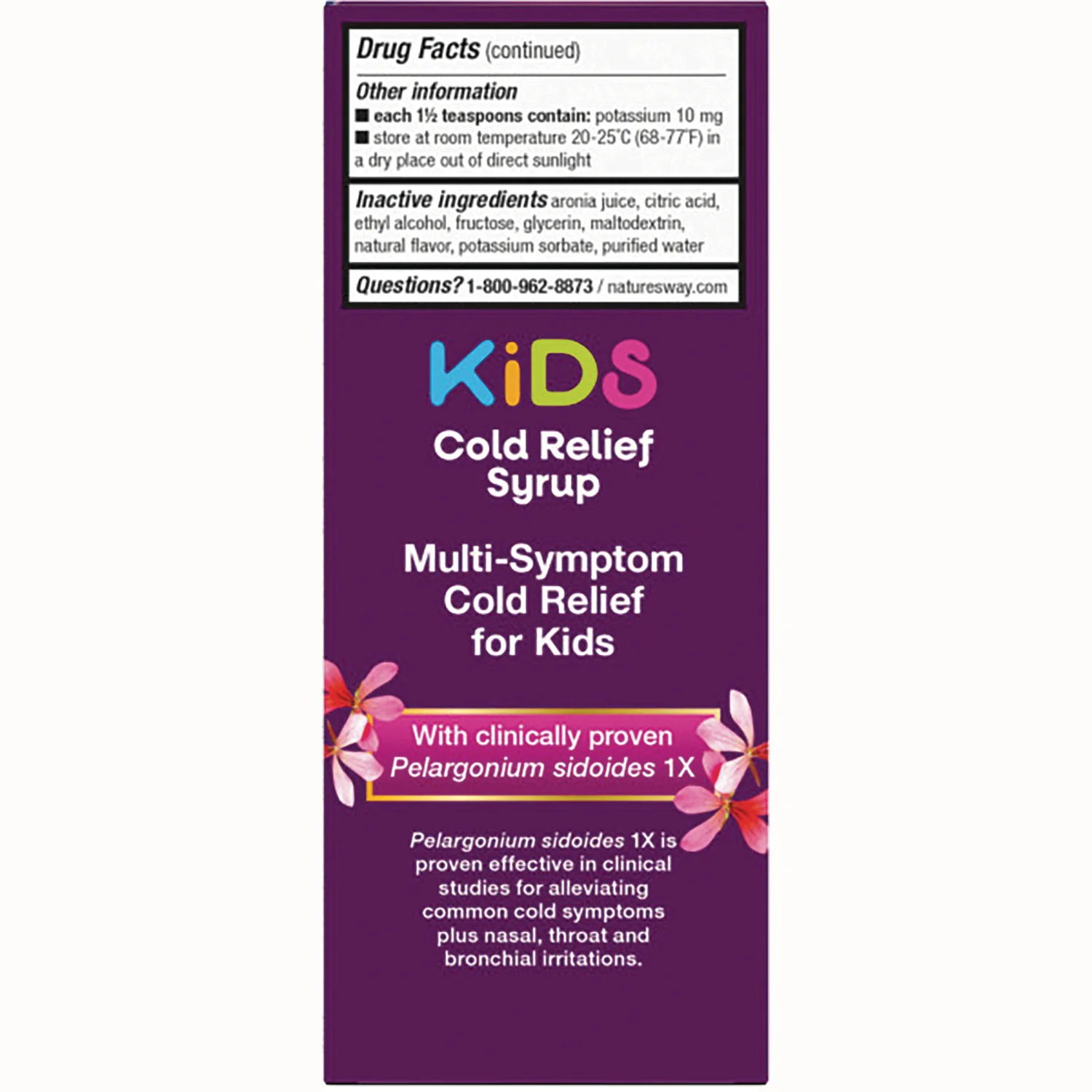 Umcka Kids Cold Relief Syrup - Cherry - Image 3