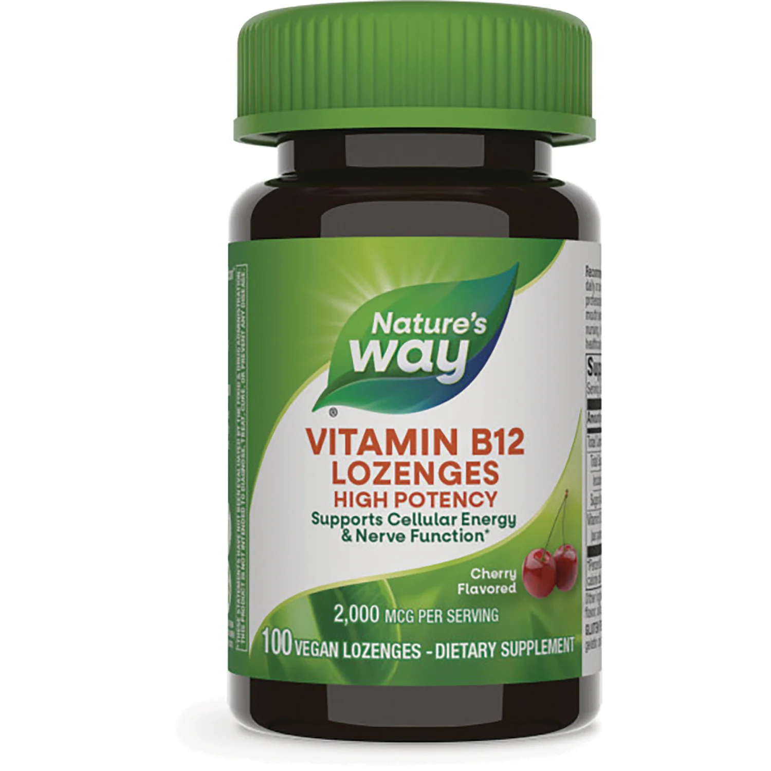 Vitamin B-12 Lozenges High Potency - Cherry