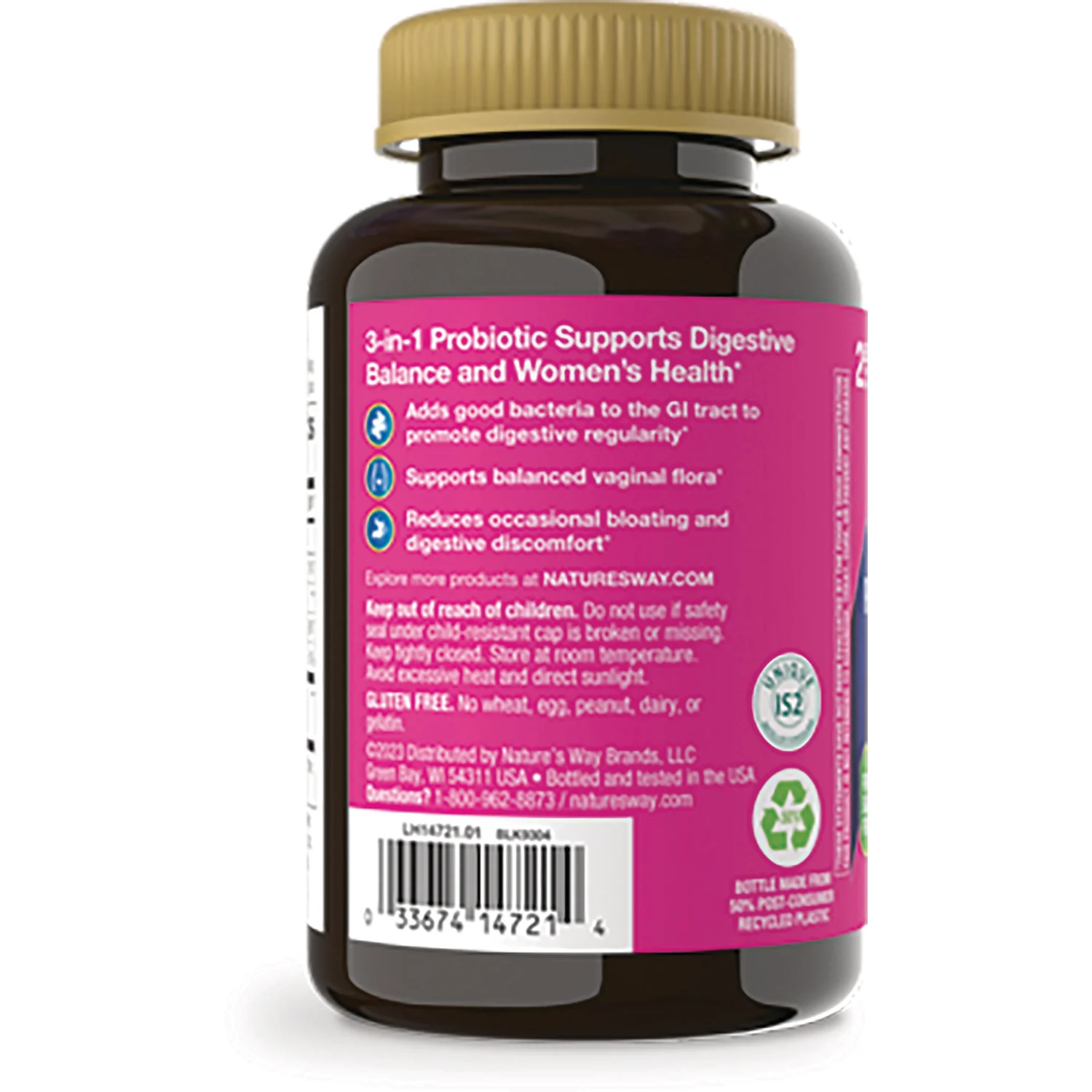 Women's 3-in-1 Probiotic Gummy - Orange - Image 3