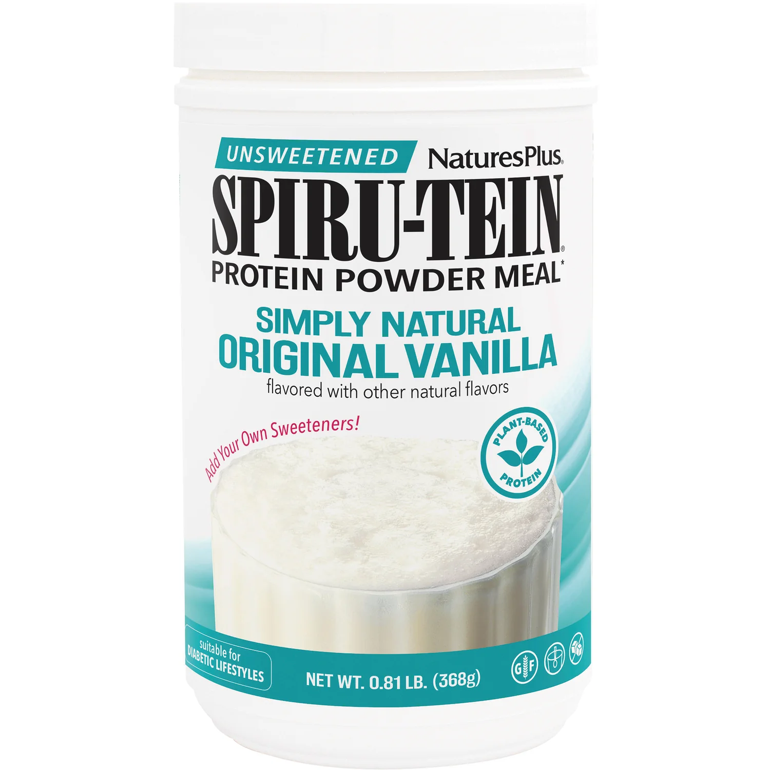 Unsweetented Spiru-Tein Protein Powder Meal - Image 2