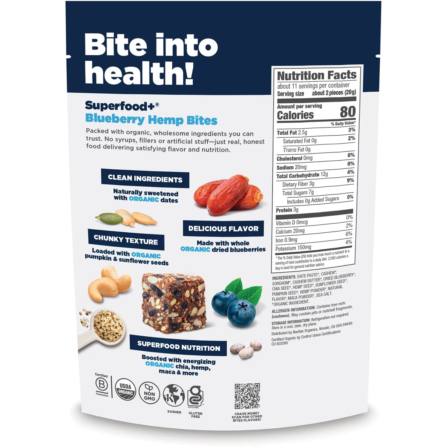 Superfood+ Blueberry Hemp Bites - Image 2