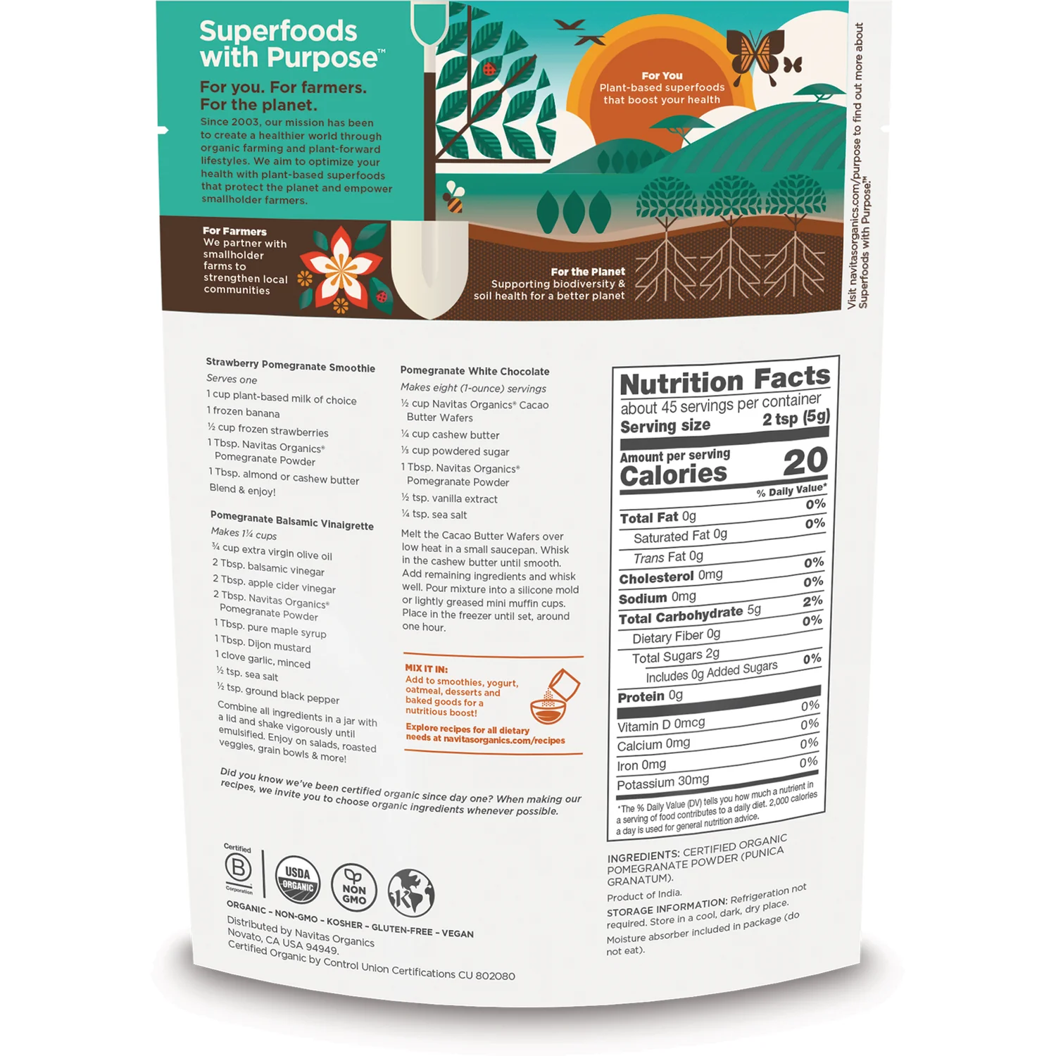 Organic Pomegranate Powder - Image 2
