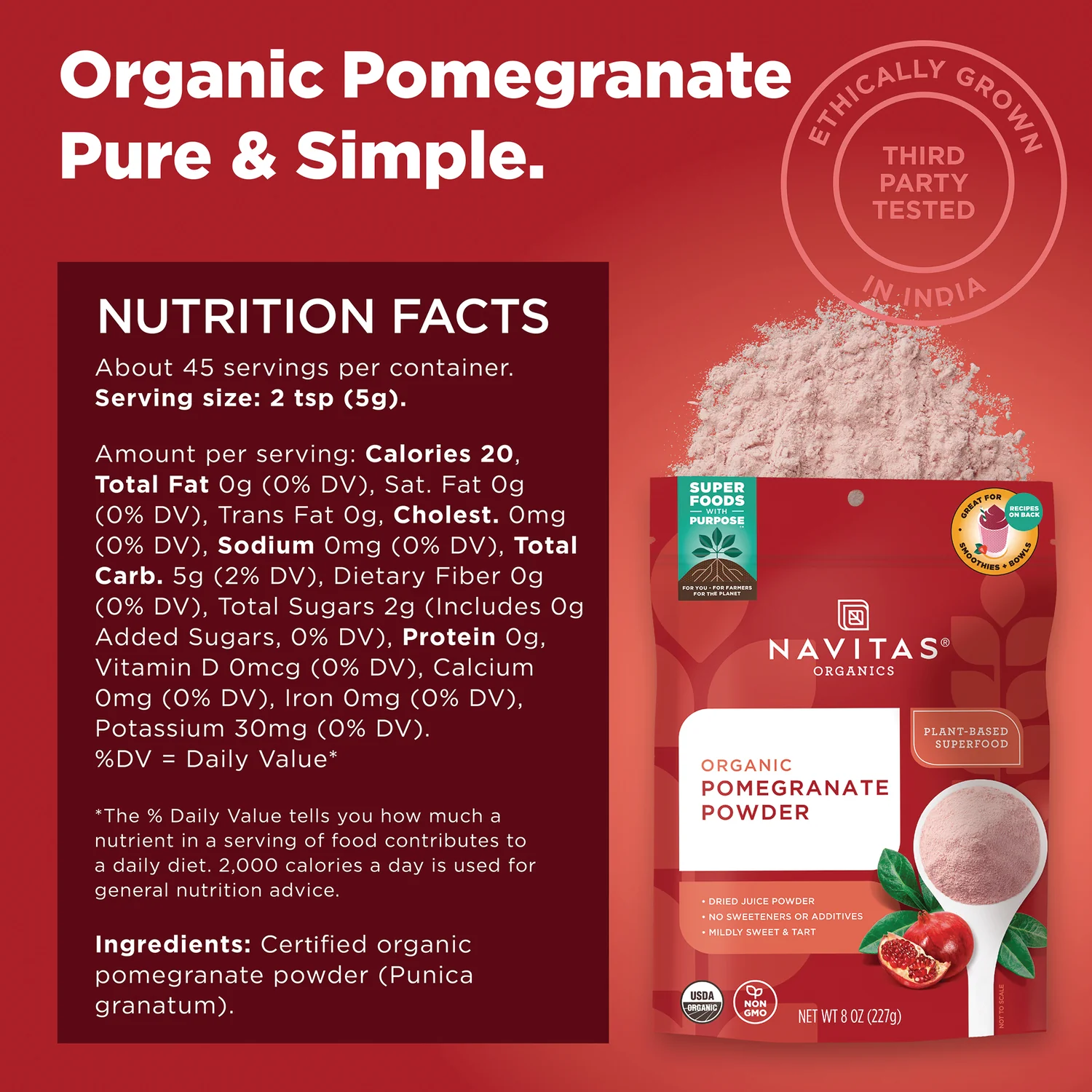 Organic Pomegranate Powder - Image 4