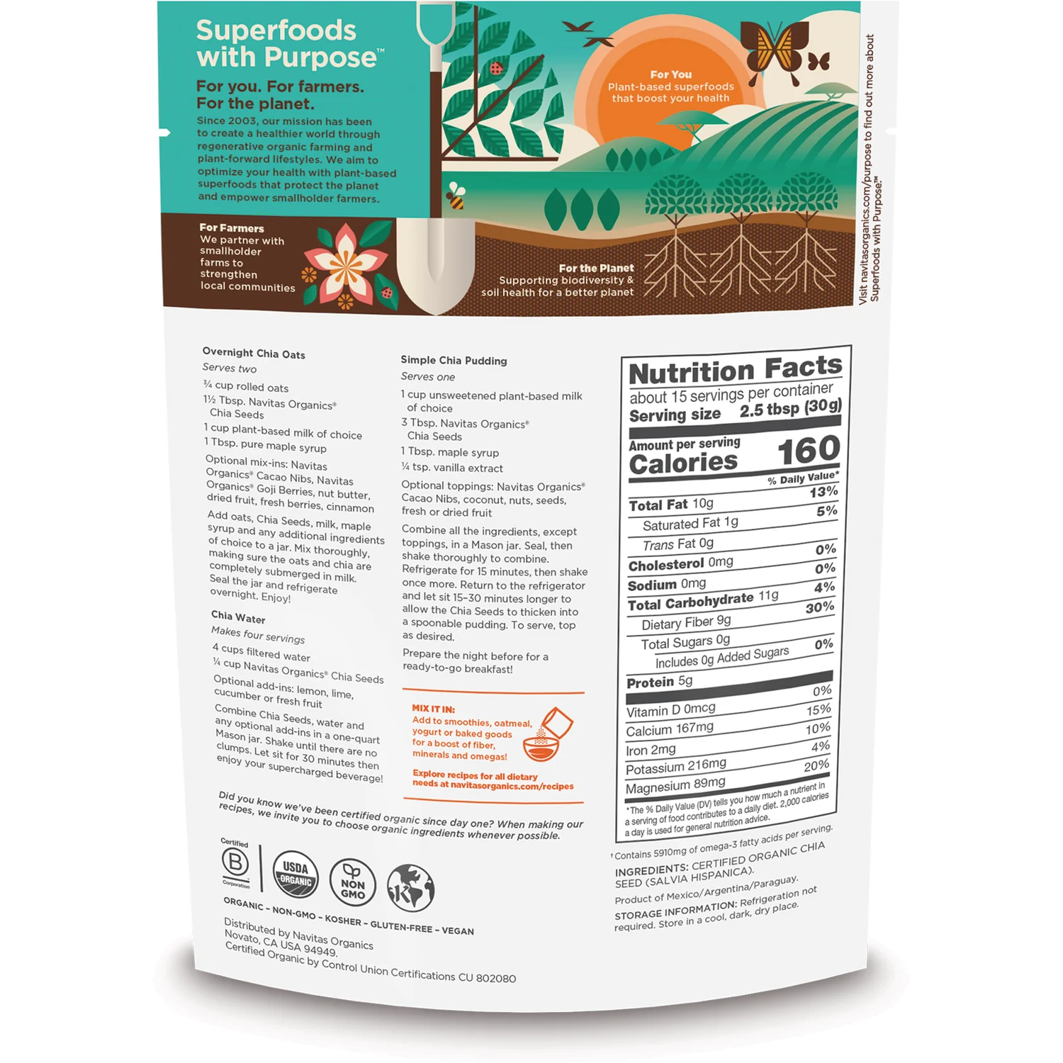 Organic Chia Seeds - Image 2