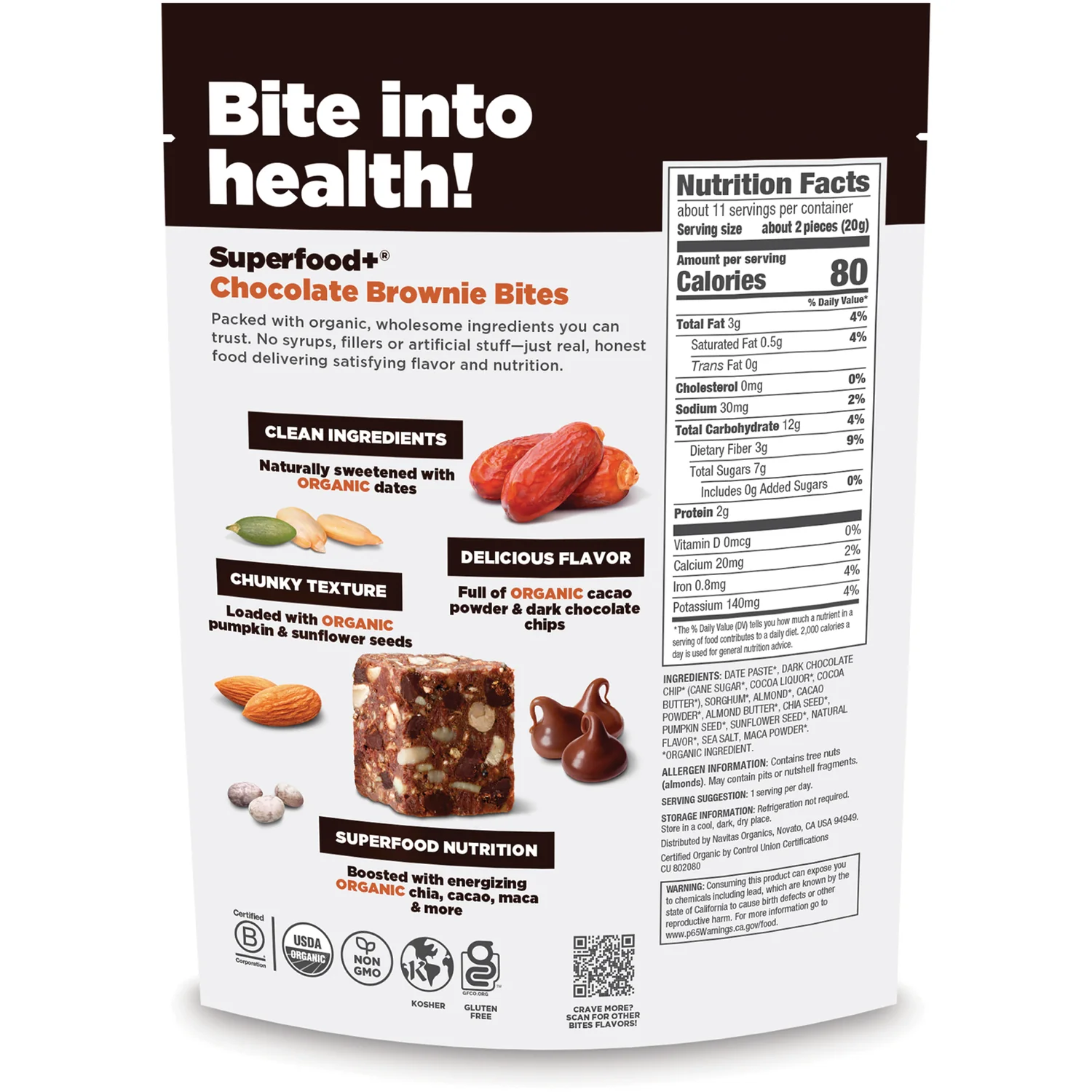 Superfood+ Chocolate Brownie Bites - Image 2