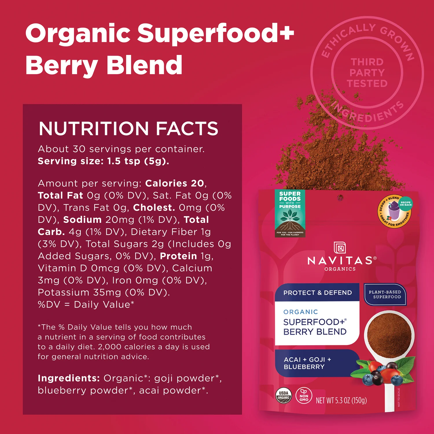 Organic SuperFood+ Berry Blend - Image 4