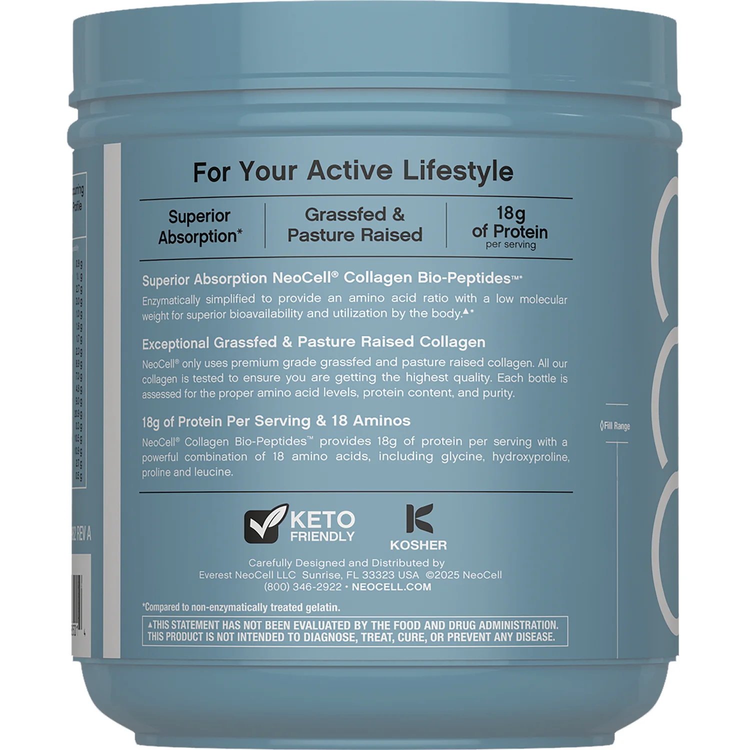 Collagen Bio-Peptides Protein - Unflavored - Image 3
