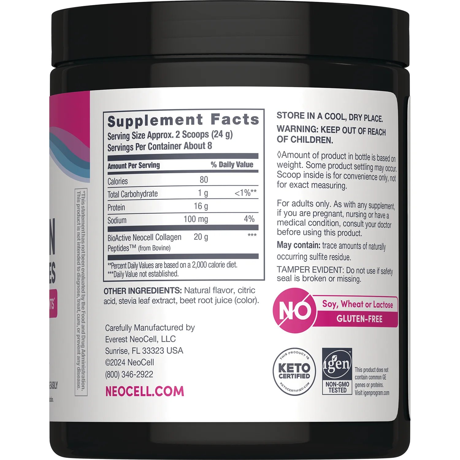 Grassfed Collagen Peptides - Berry Lemon - Image 2