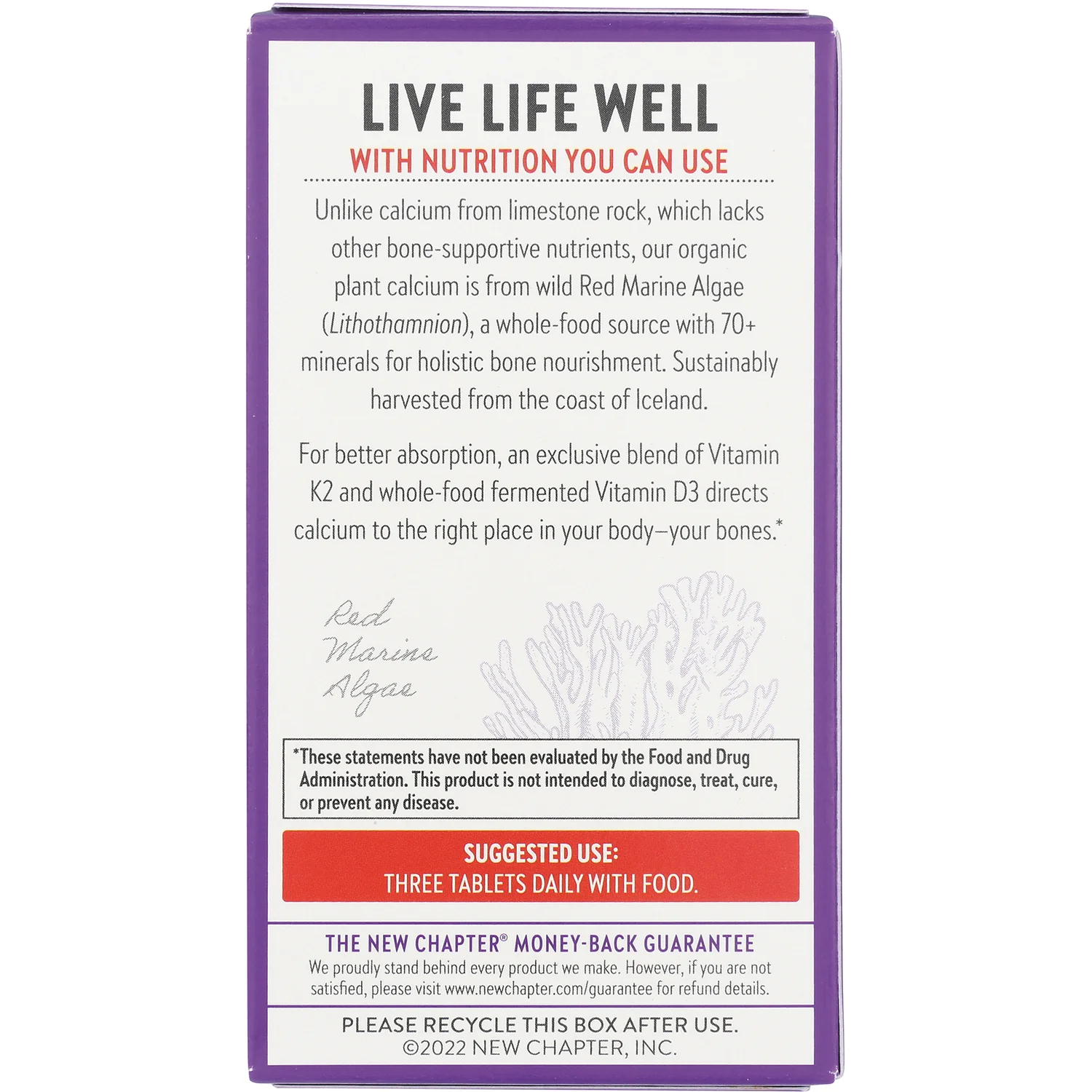 Plant Calcium Bone Strength Take Care - Slim Tablets - Image 3