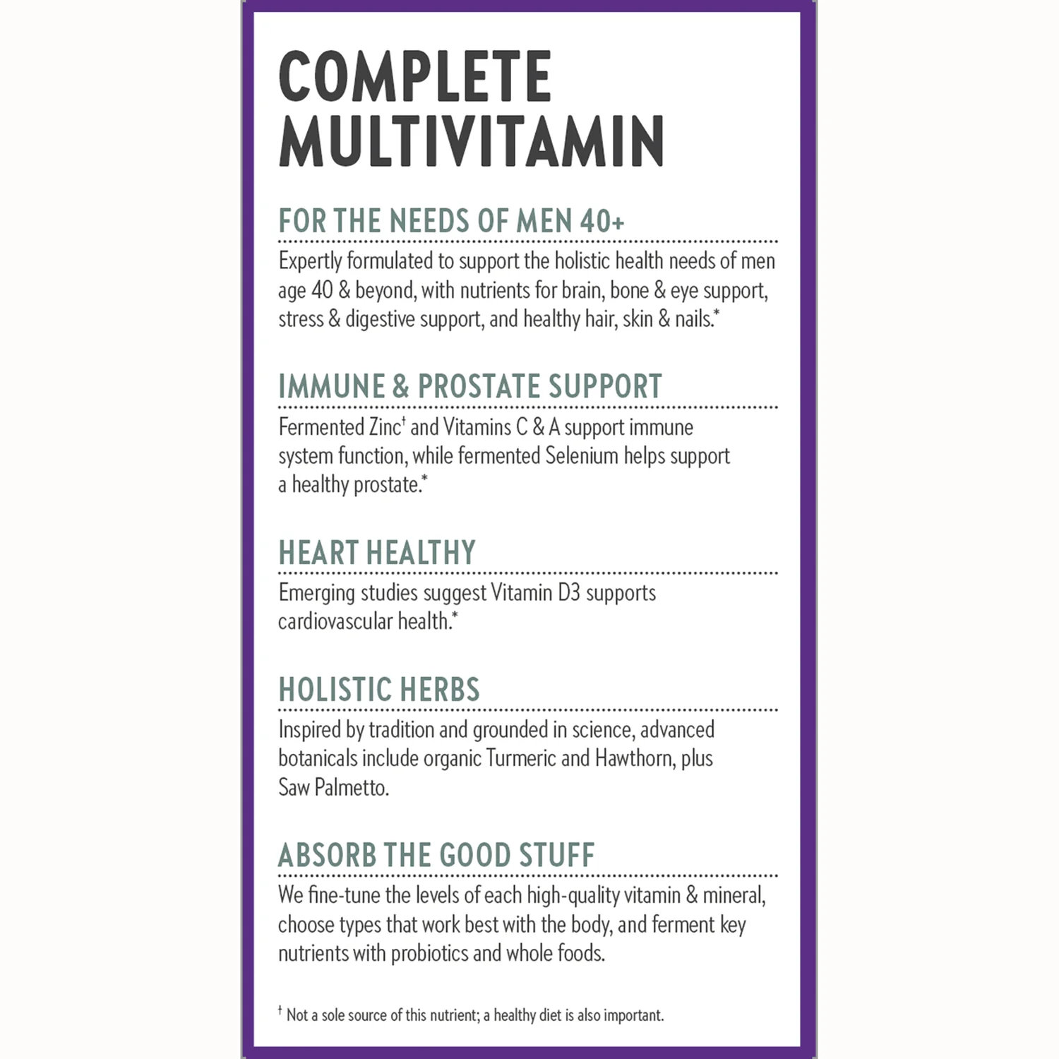 One Daily Every Man's Multivitamin 40+ - Image 4
