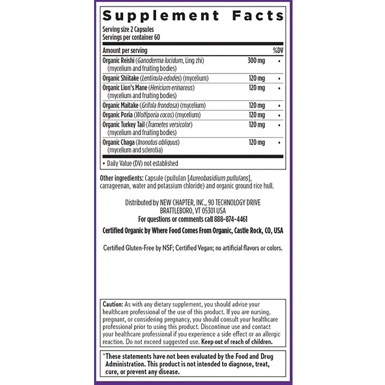 Immune Support Reishi & Shiitake Mushroom Blend - Image 2