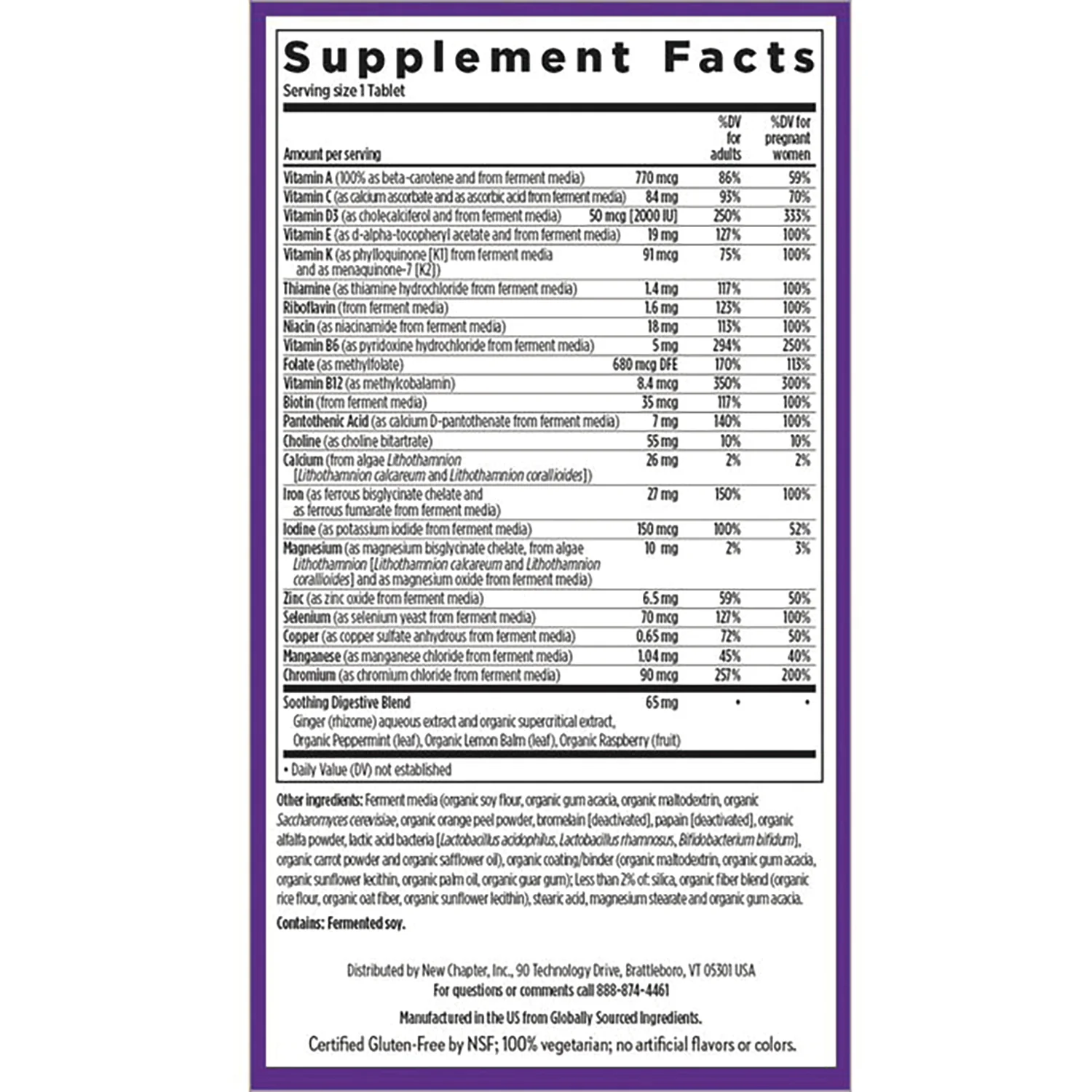 One Daily Prenatal Multivitamin 35+ - Image 2