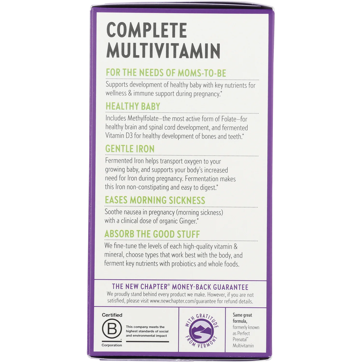 Advanced Perfect Prenatal Multivitamin - Image 4