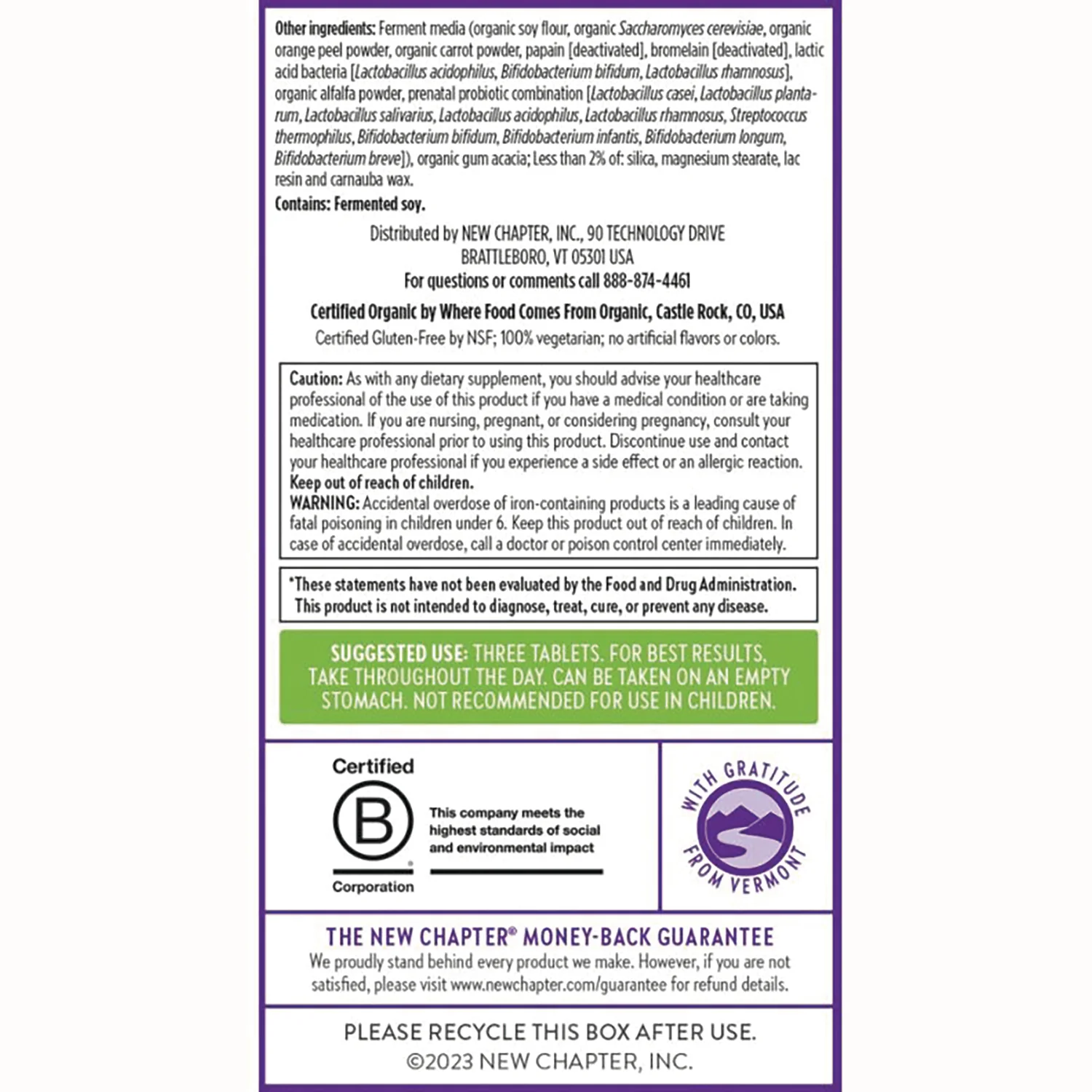 Advanced Perfect Prenatal Multivitamin - Image 3
