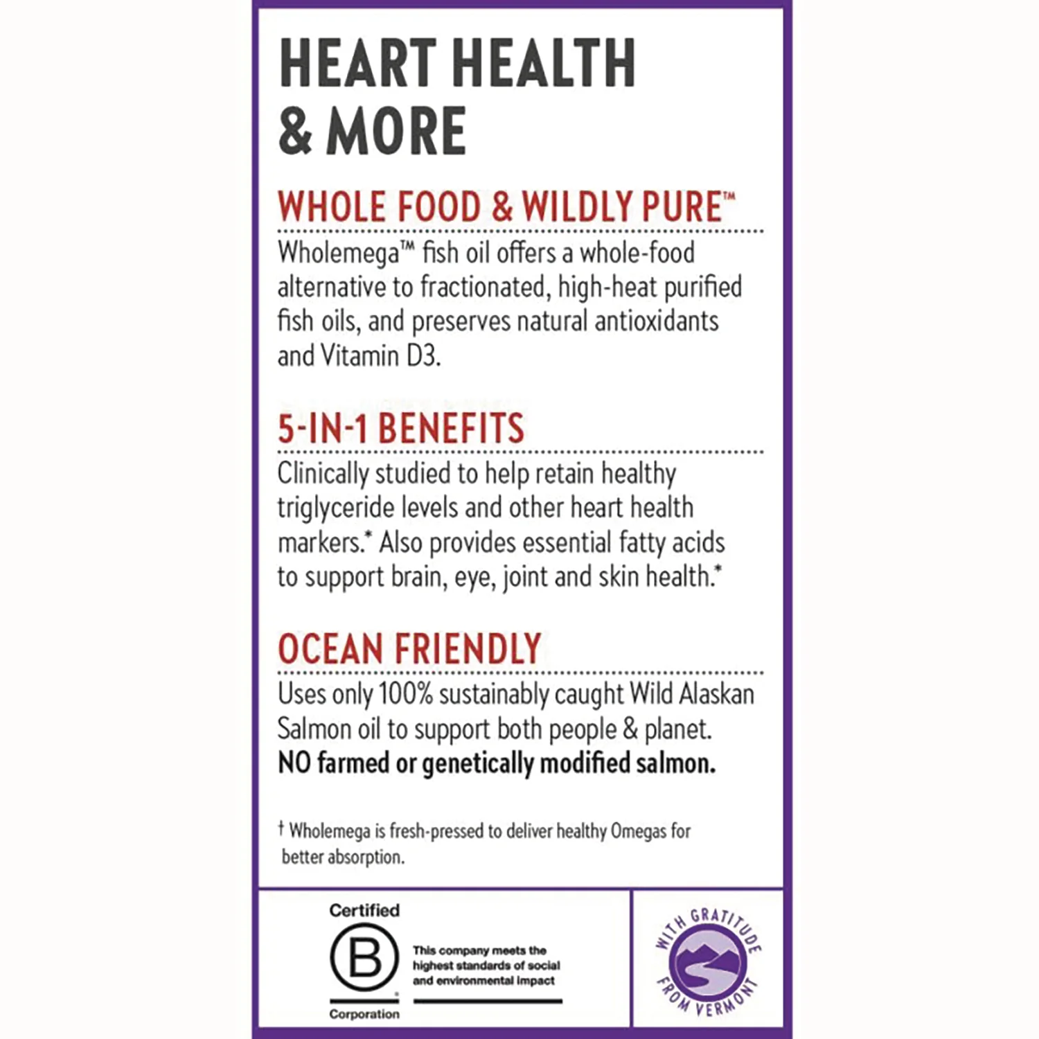 Wholemega Fish Oil - Image 3
