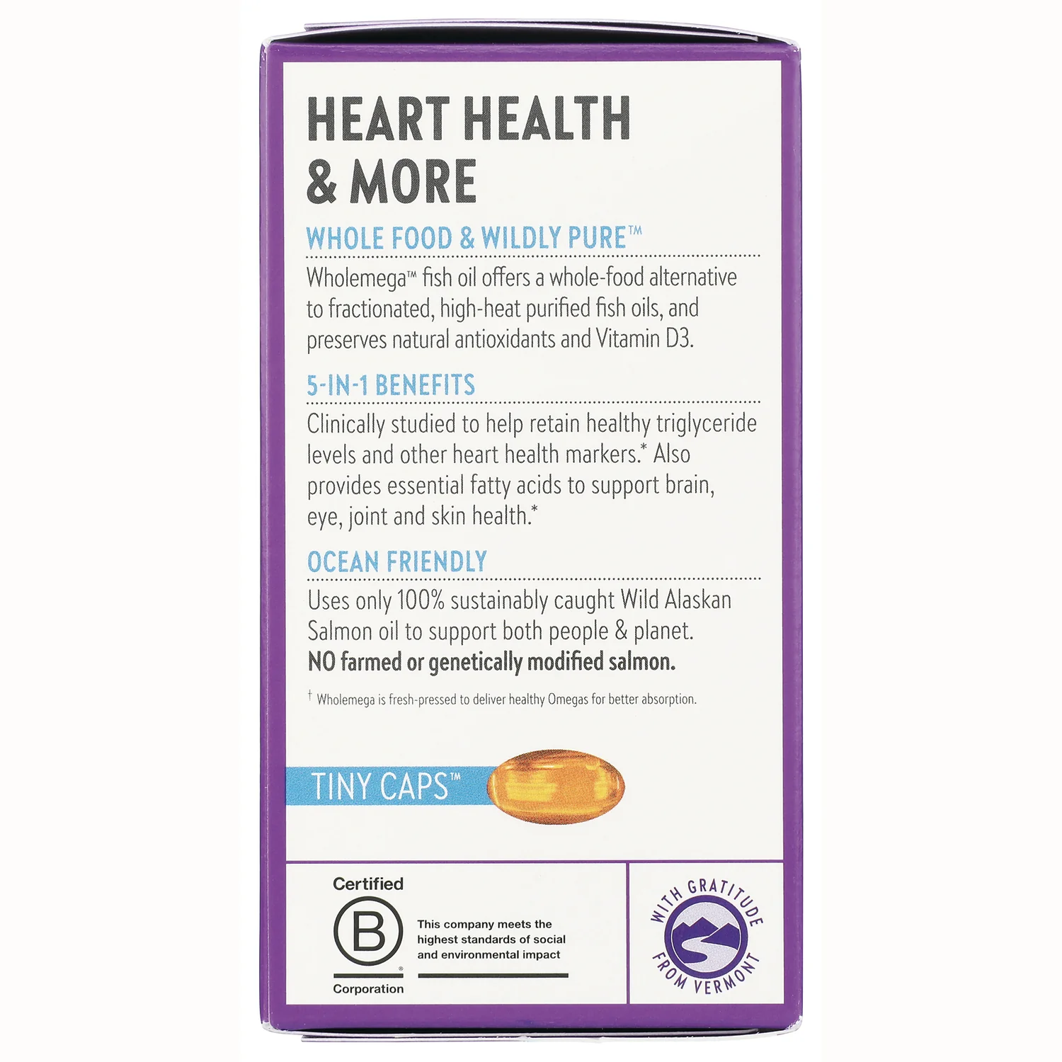 Wholemega Fish Oil - Tiny Caps - Image 4