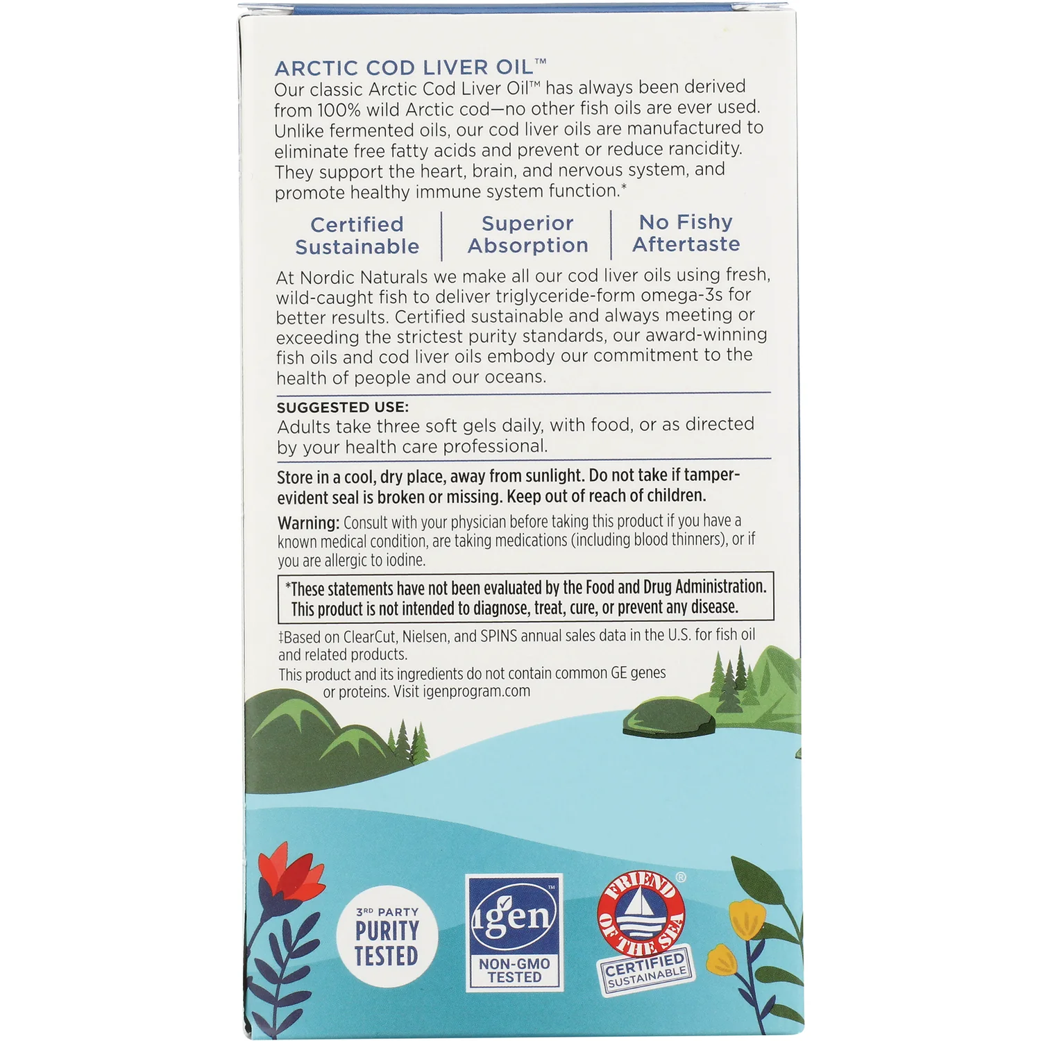 Arctic Cod Liver Oil - Lemon - Image 3