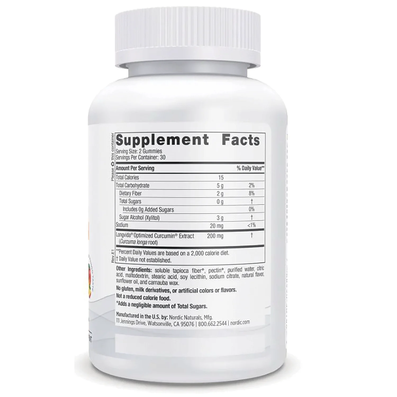 Zero Sugar Curcumin Gummies - Mango - Image 2