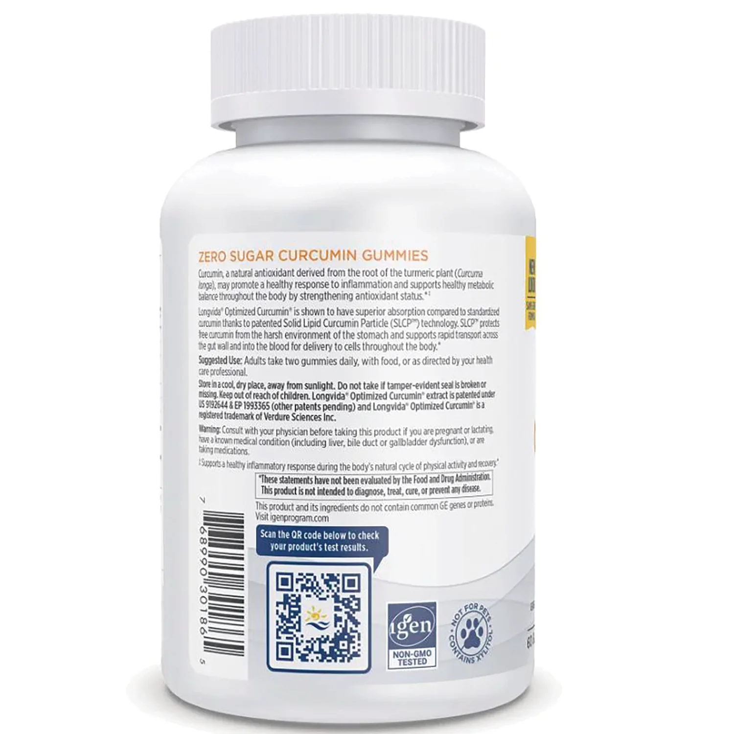 Zero Sugar Curcumin Gummies - Mango - Image 3