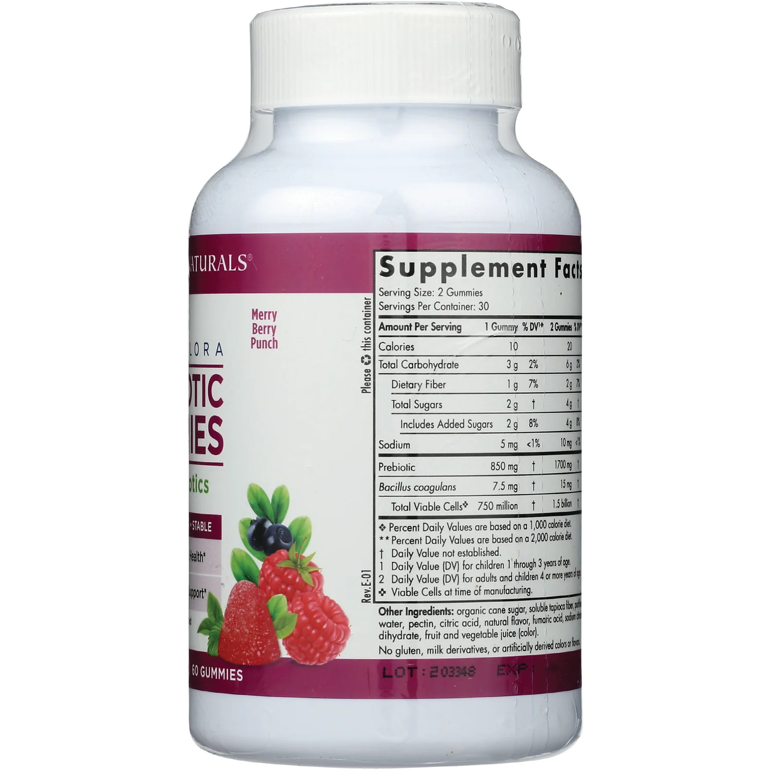 Kids Nordic Flora Probiotic Gummies - Merry BerryPunch - Image 2