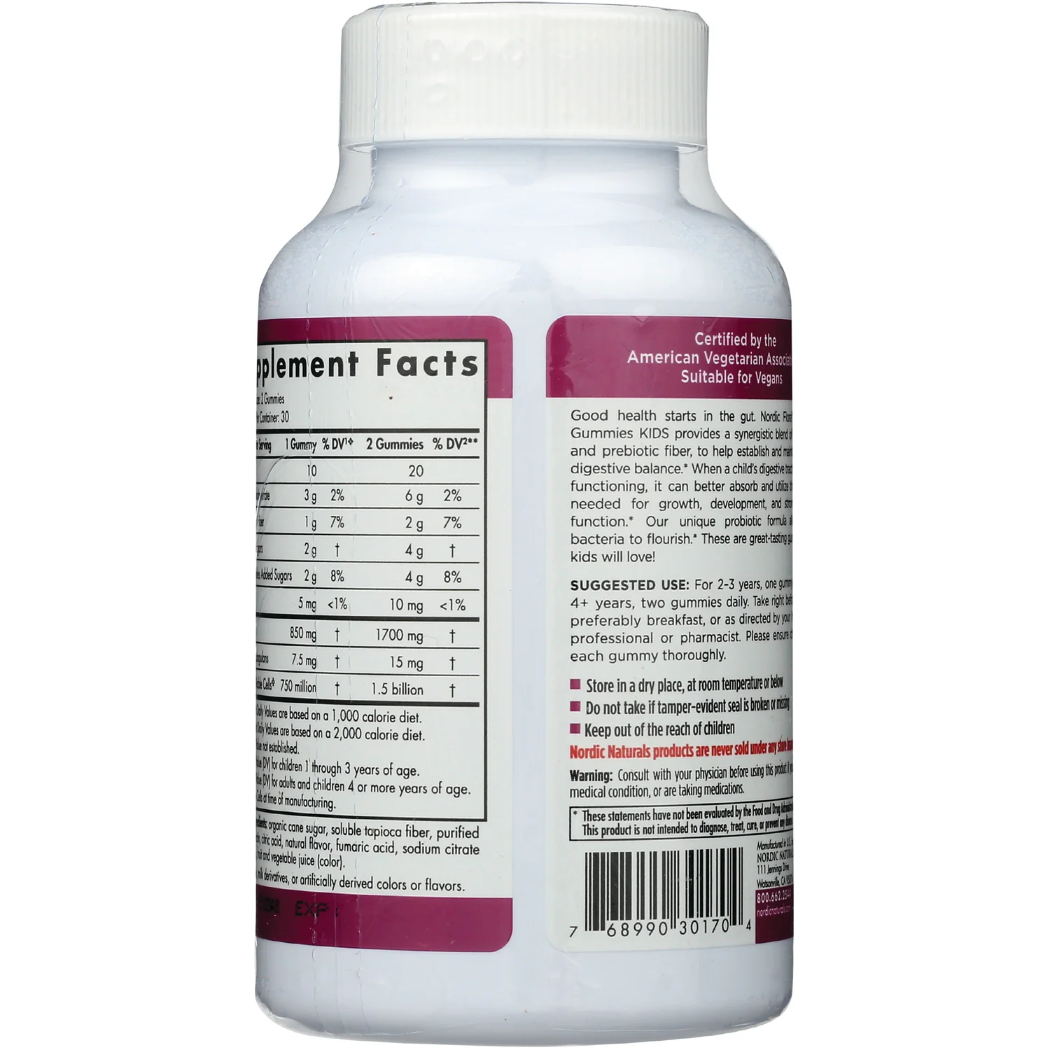 Kids Nordic Flora Probiotic Gummies - Merry BerryPunch - Image 3