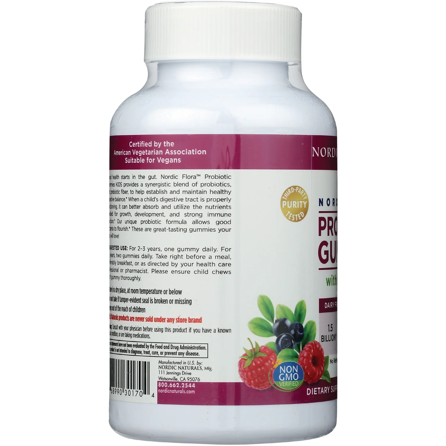 Kids Nordic Flora Probiotic Gummies - Merry BerryPunch - Image 4