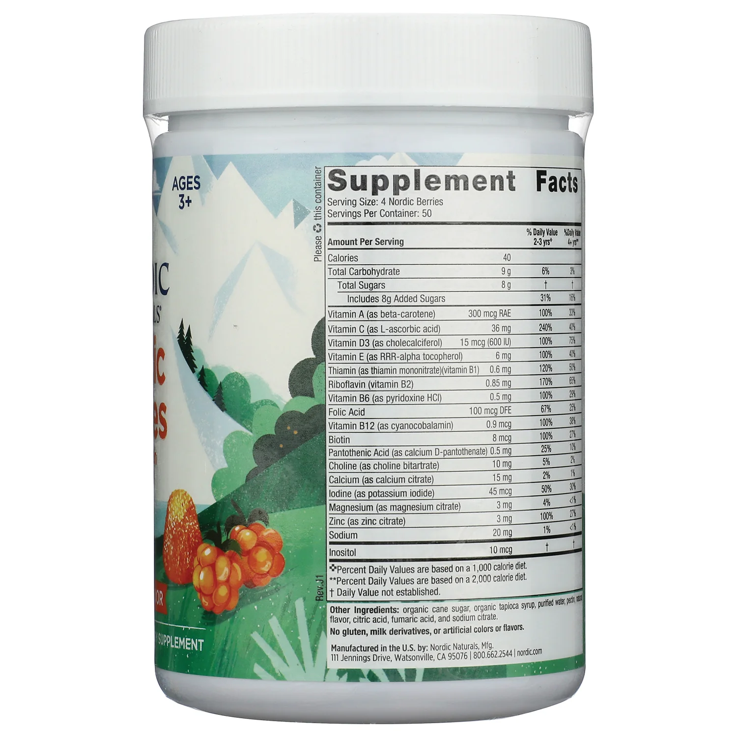 Nordic Berries Multivitamin Gummies - Original - Image 2