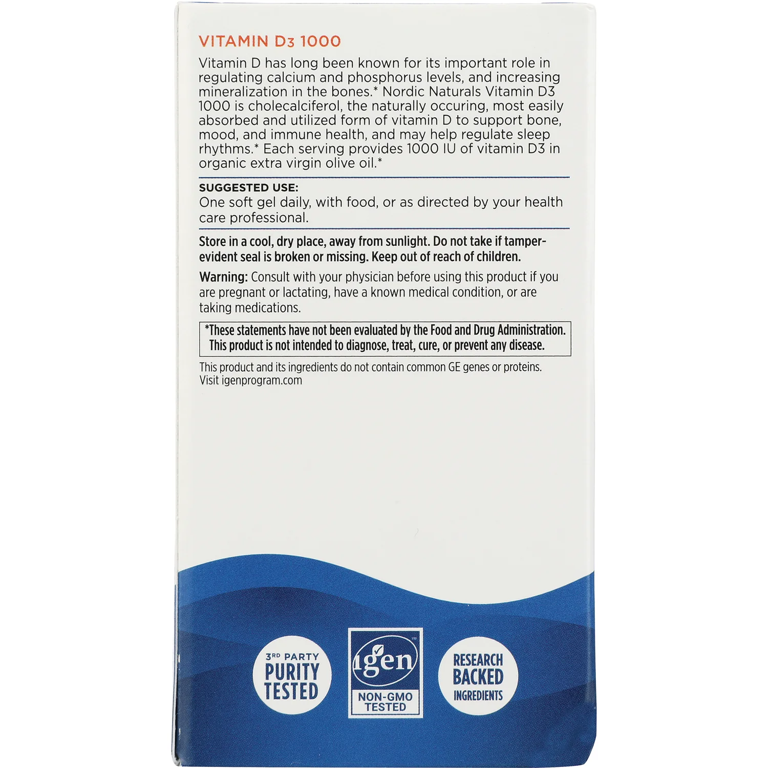 Vitamin D3 1000 - Orange - Image 3