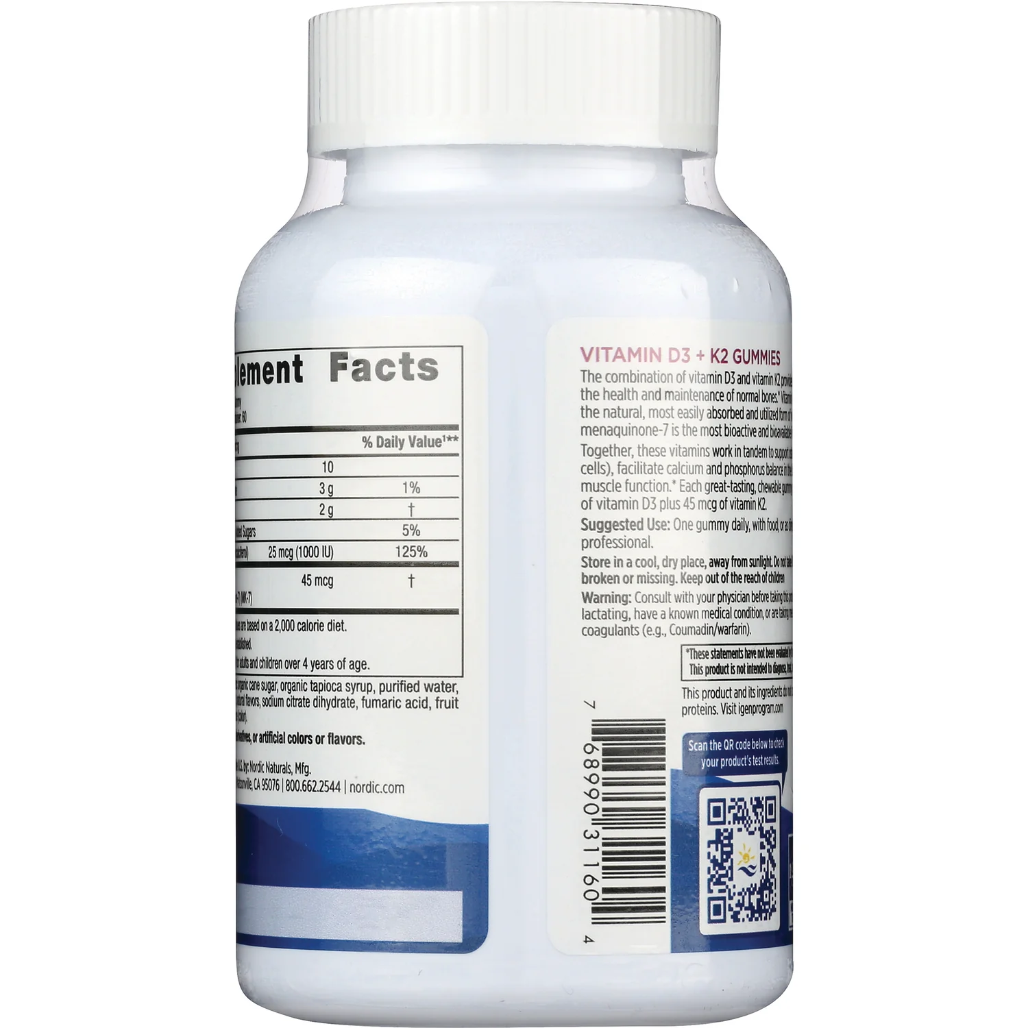 Vitamin D3 + K2 Gummies - Pomegranate - Image 3