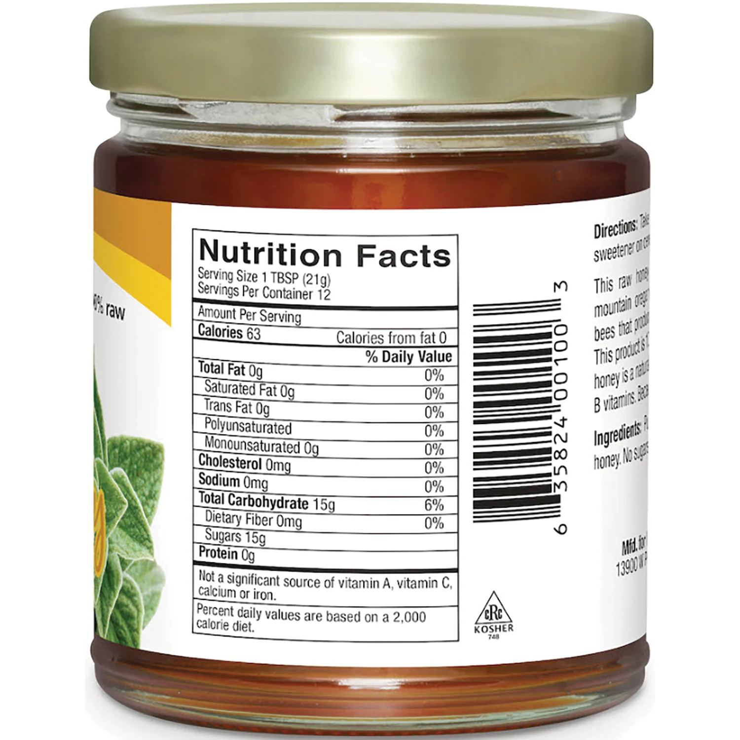 Raw & Wild Oregano Honey - Image 2