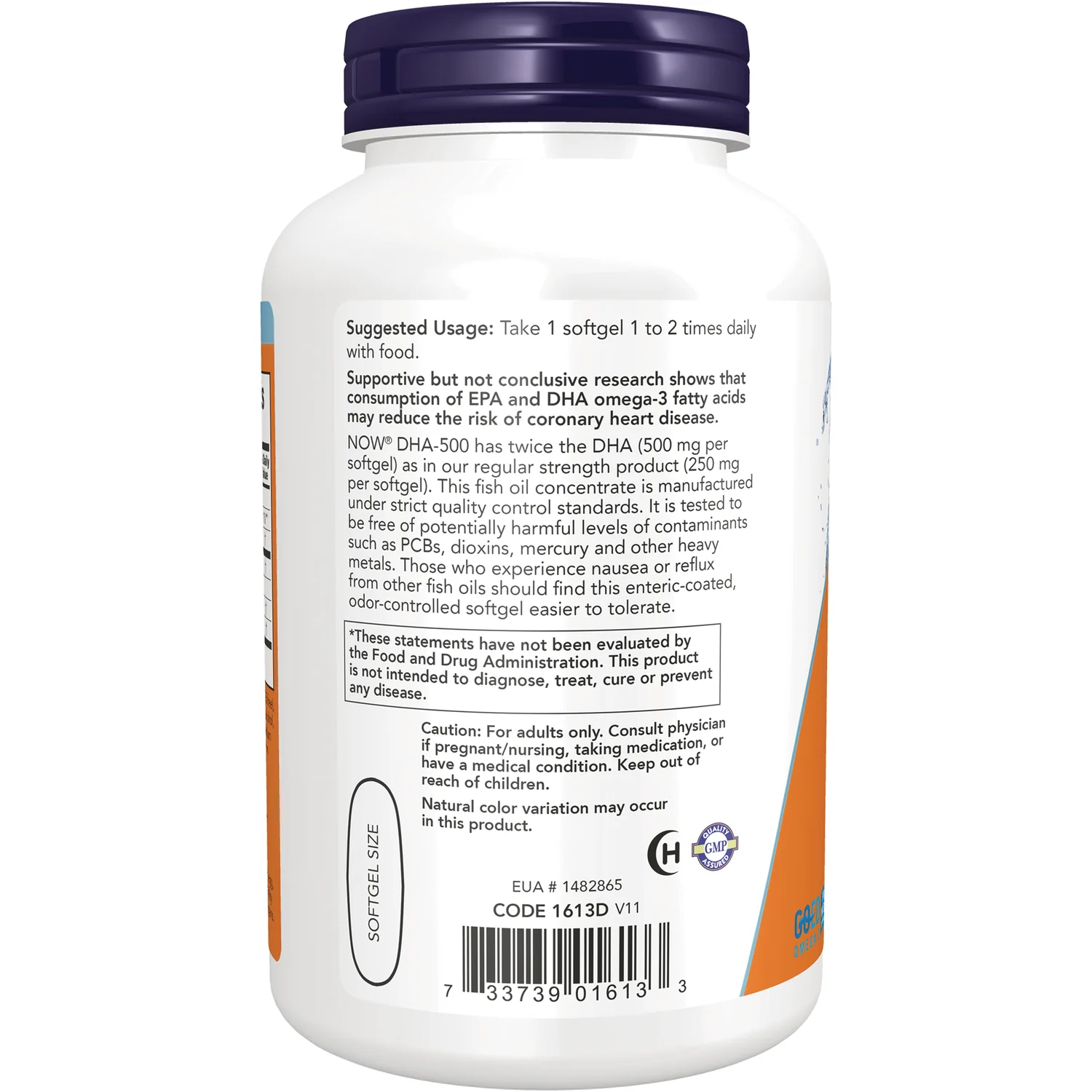Double Strength DHA-500 Fish Oil - Image 3