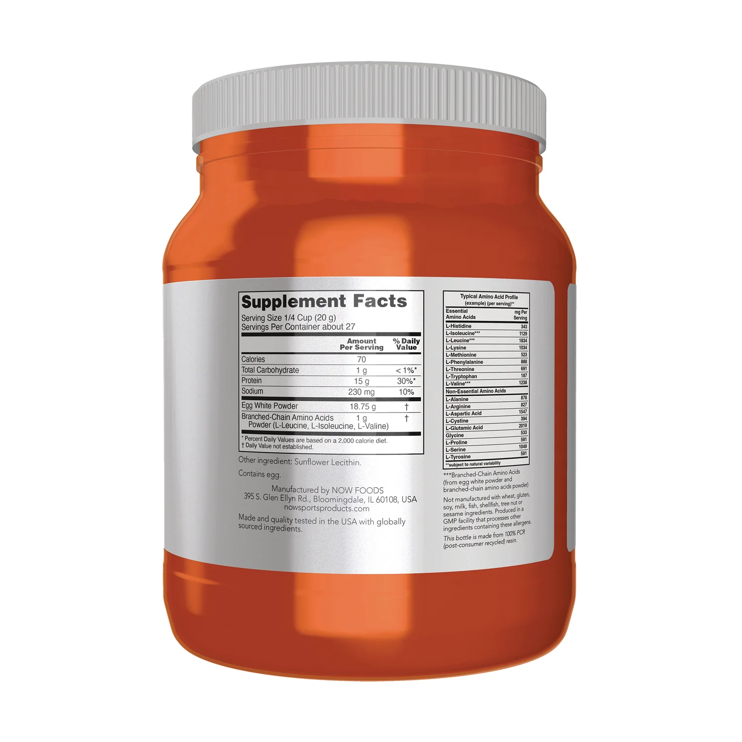 Egg White Protein - Unflavored - Image 2
