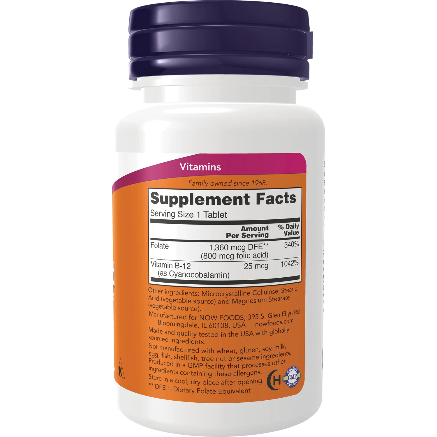 Folic Acid 800 mcg with Vitamin B-12 - Image 2
