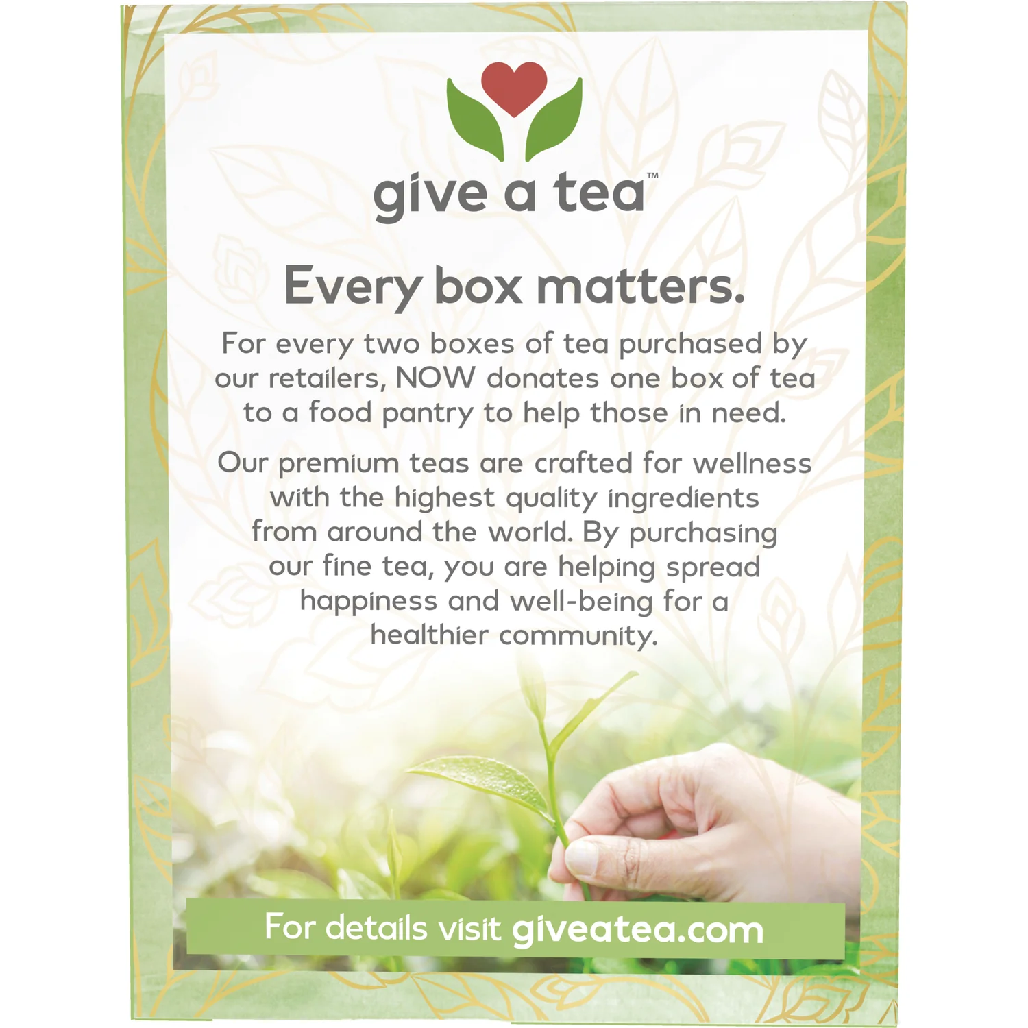 Organic Green Tranquility Tea - Decaffeinated - Image 4