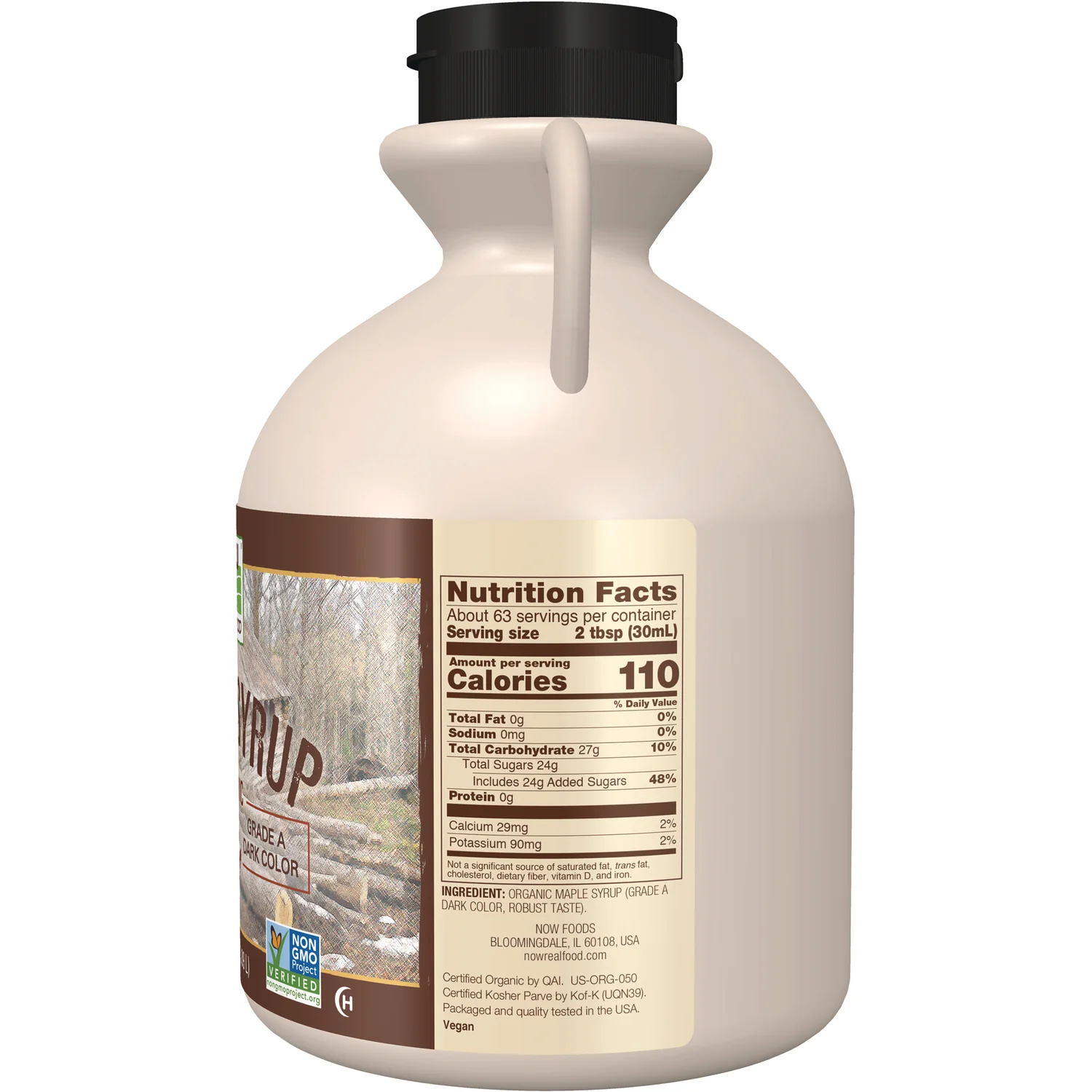 Organic Maple Syrup - Grade A Dark Color - Image 2