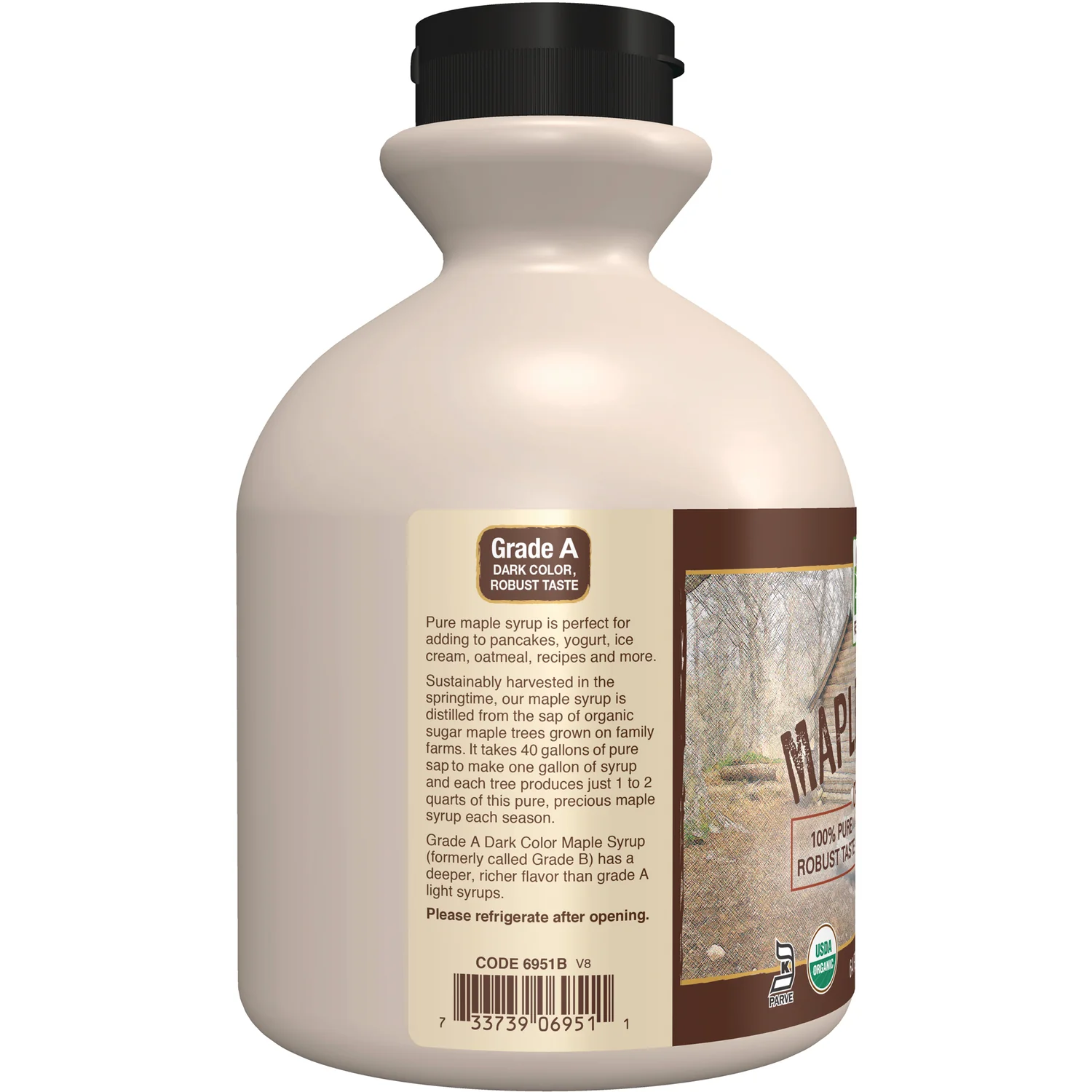 Organic Maple Syrup - Grade A Dark Color - Image 3