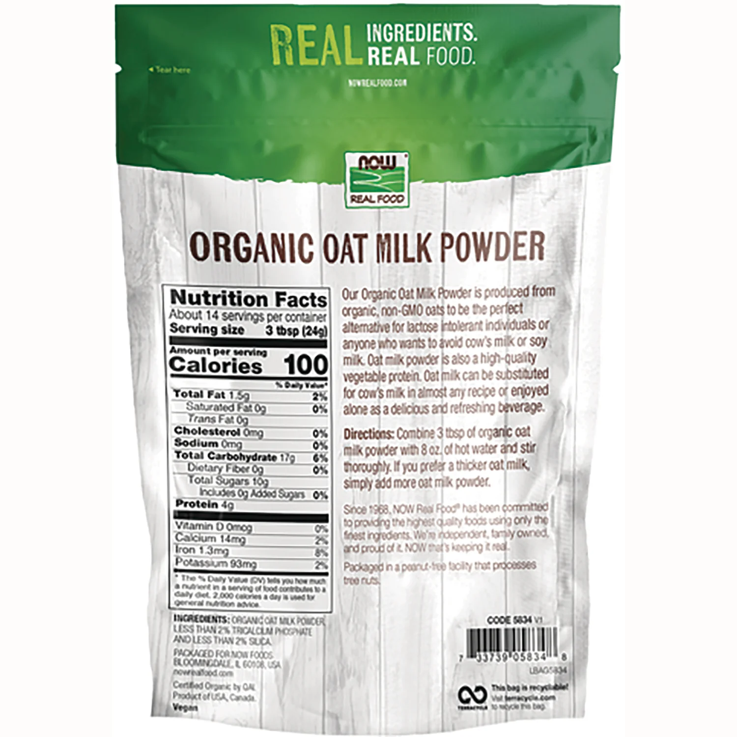 Organic Oat Milk Powder - Image 2