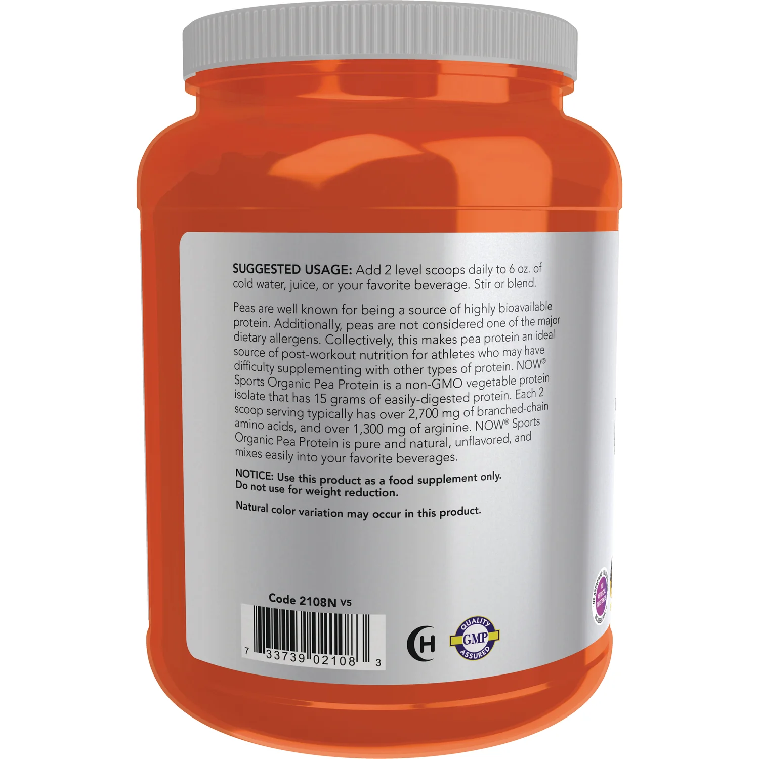 Organic Pea Protein - Pure Unflavored - Image 3
