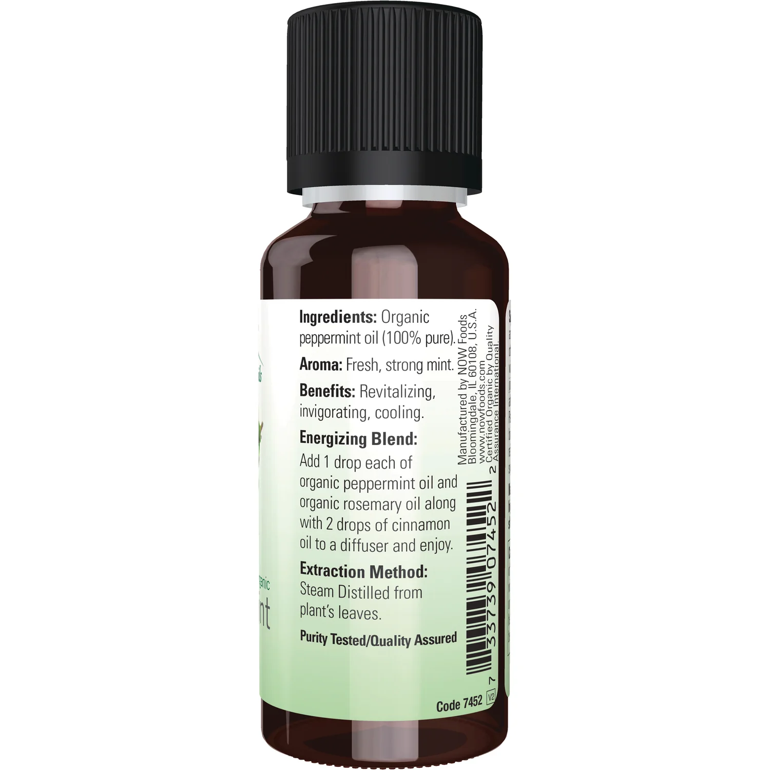 100% Pure & Certified Organic Peppermint Oil - Image 2