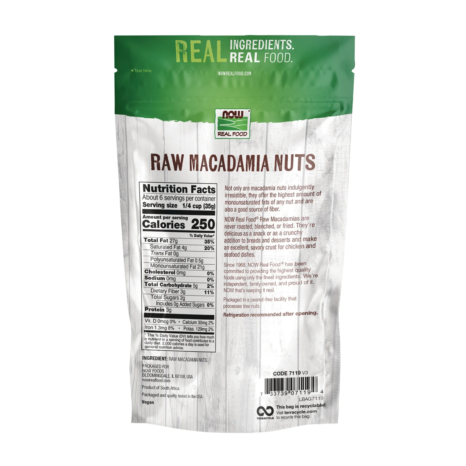 Unsalted Raw Macadamia Nuts - Image 2