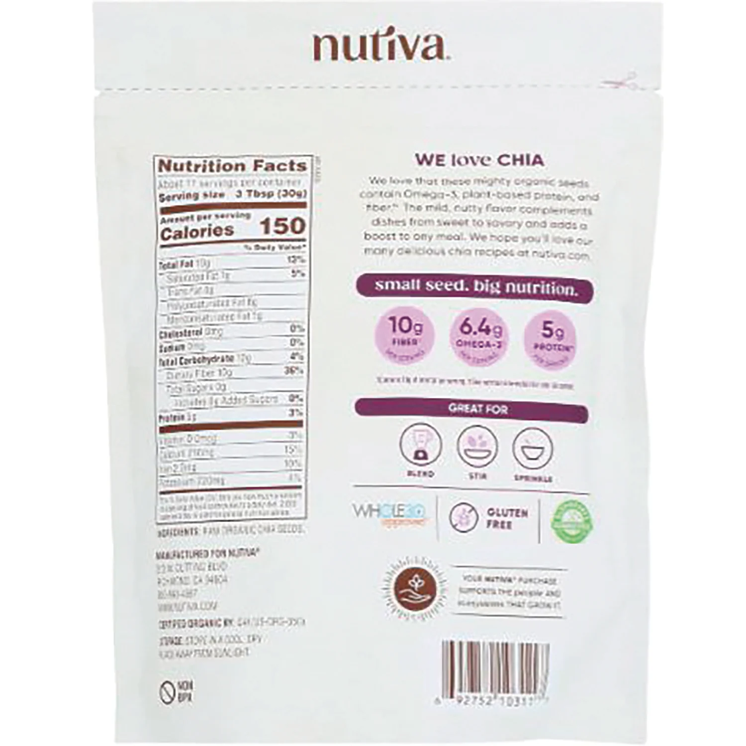 Organic Chia Seeds - Image 2